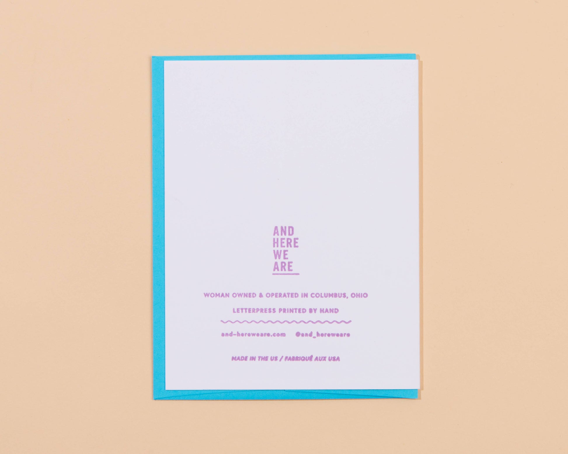 bubble congrats letterpress greeting card