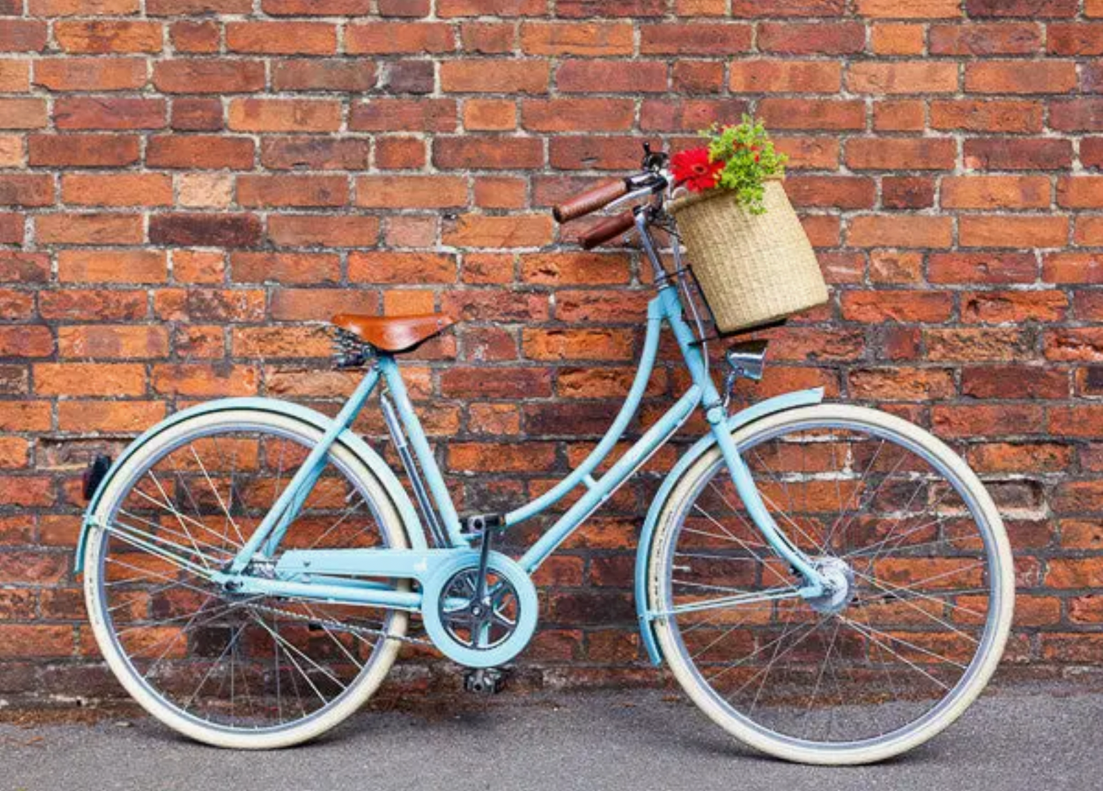 buli handcrafted natural oblong bike basket