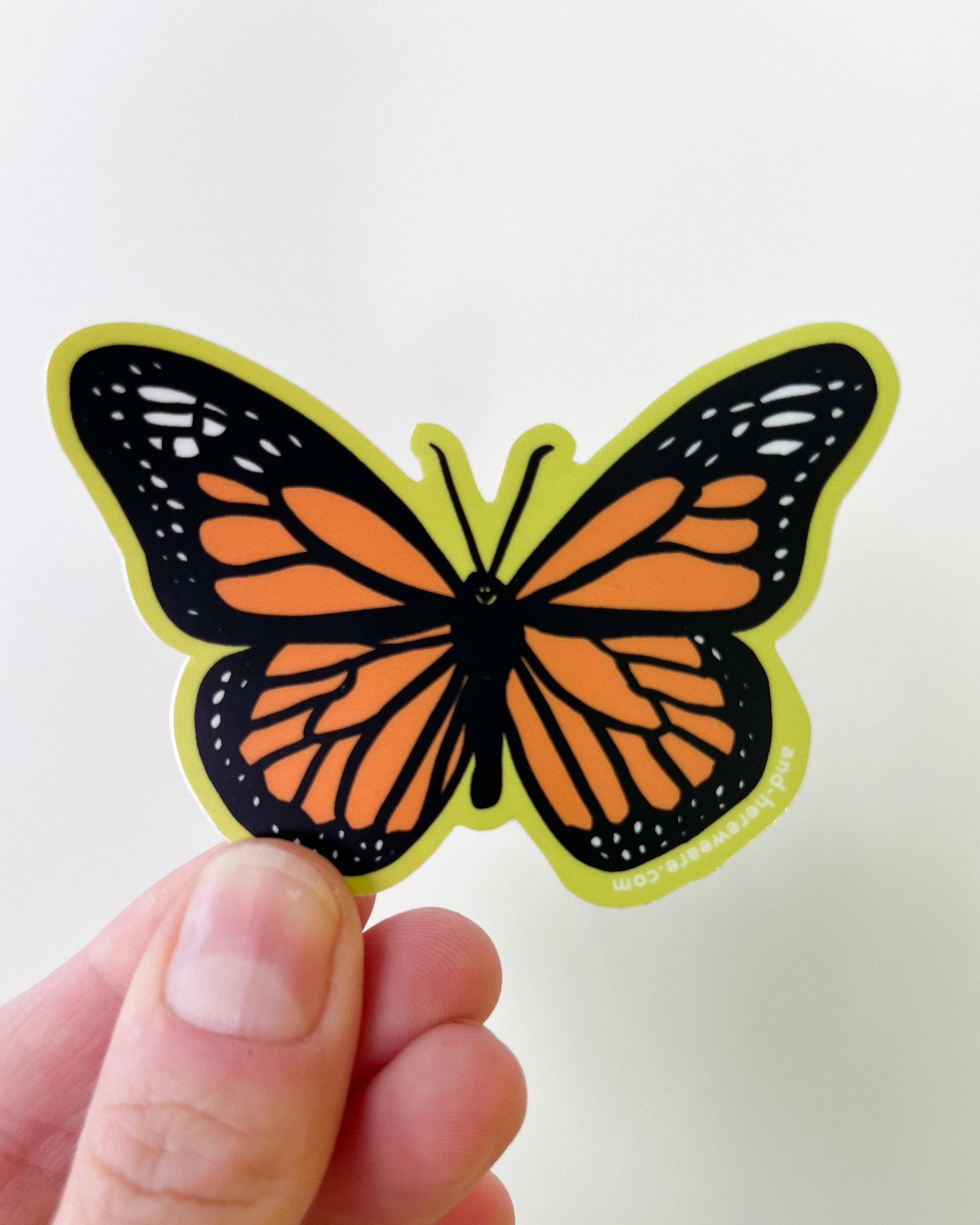 monarch butterfly vinyl sticker