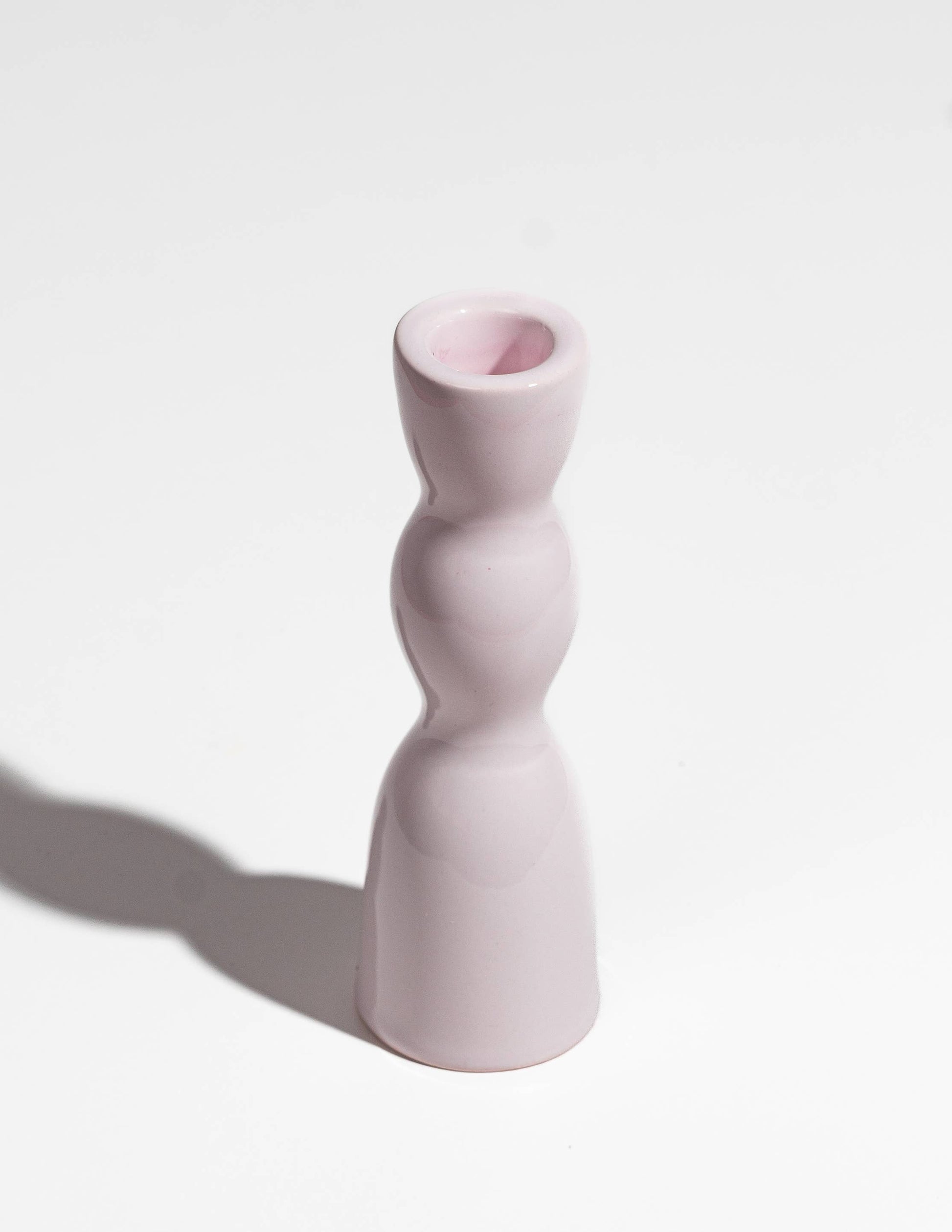 wave candleholder - low