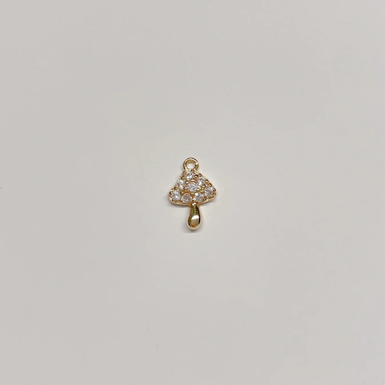pavé mushroom charm