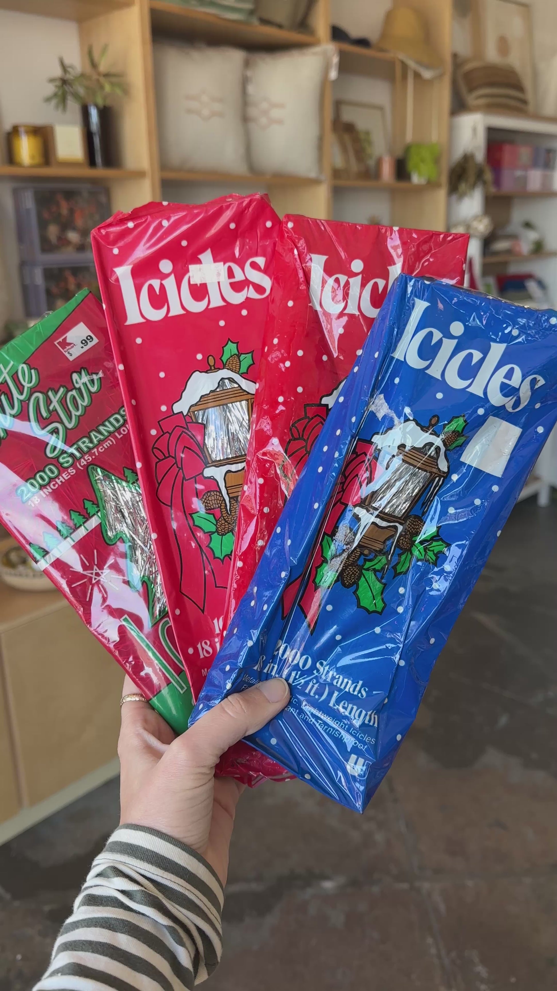 vintage tinsel pack