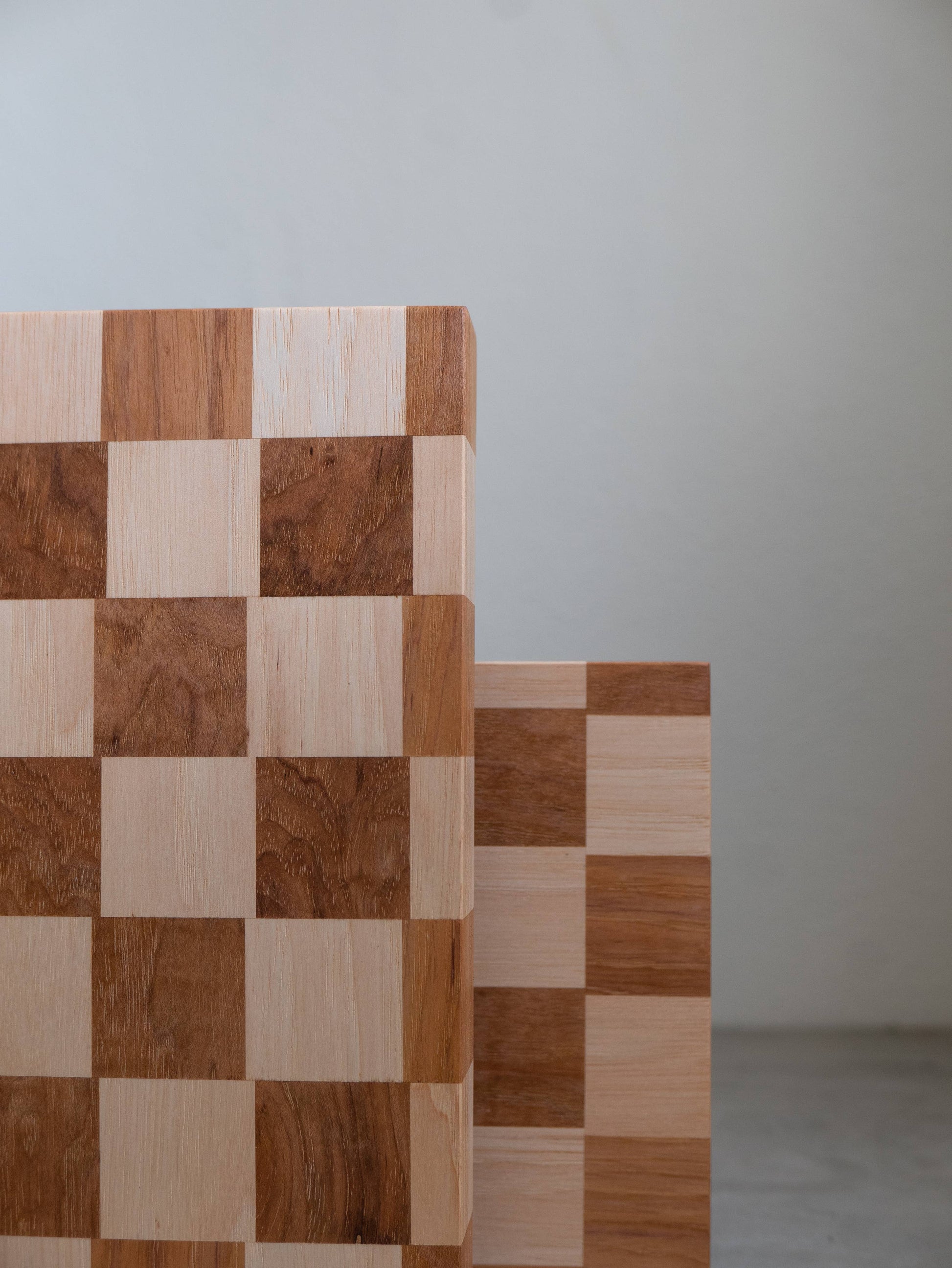 checkerboard butcher block