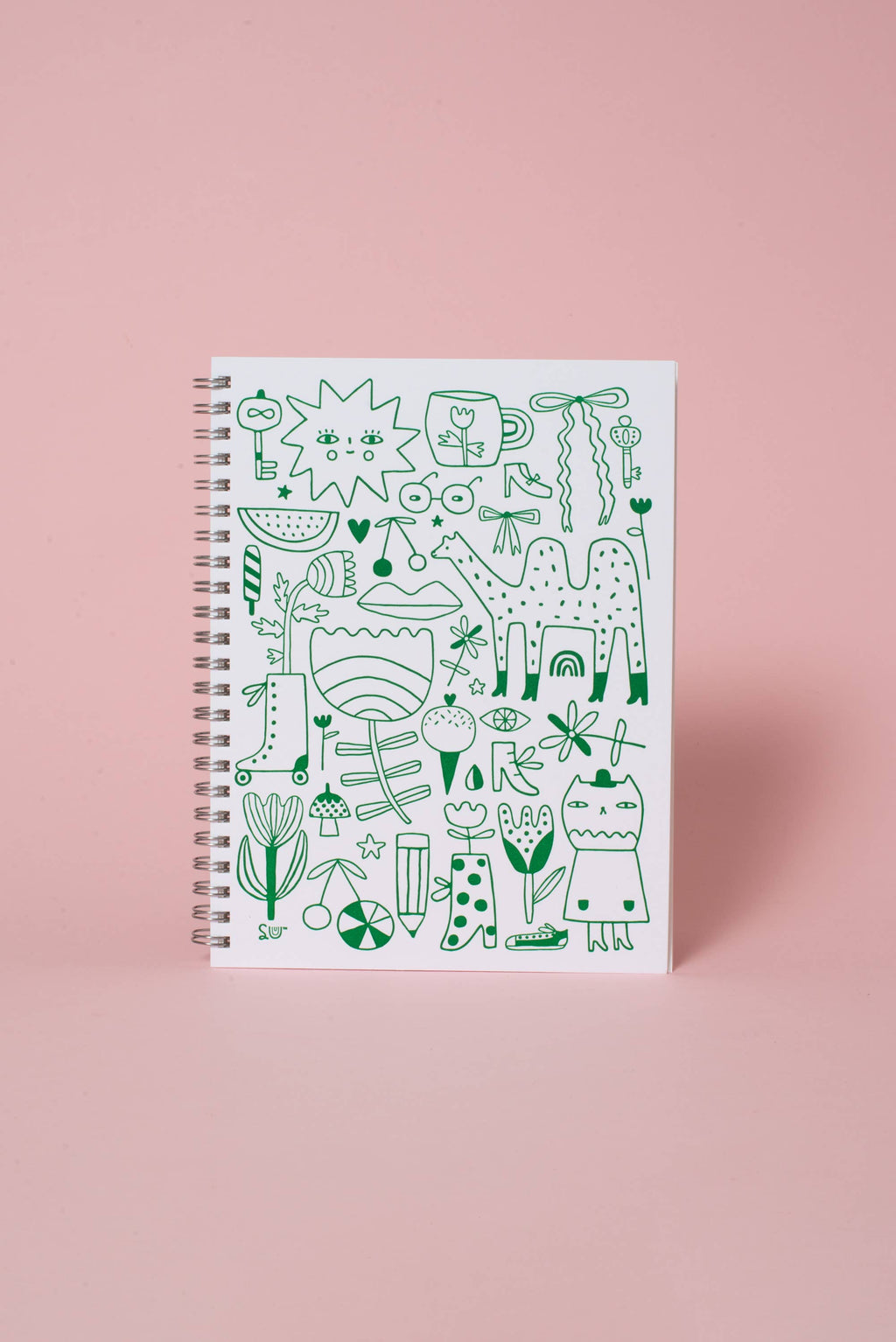 doodles letterpress notebook