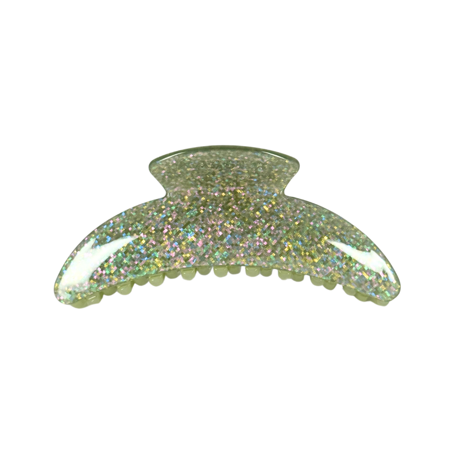 slim hair claw clip — kiwi fizz
