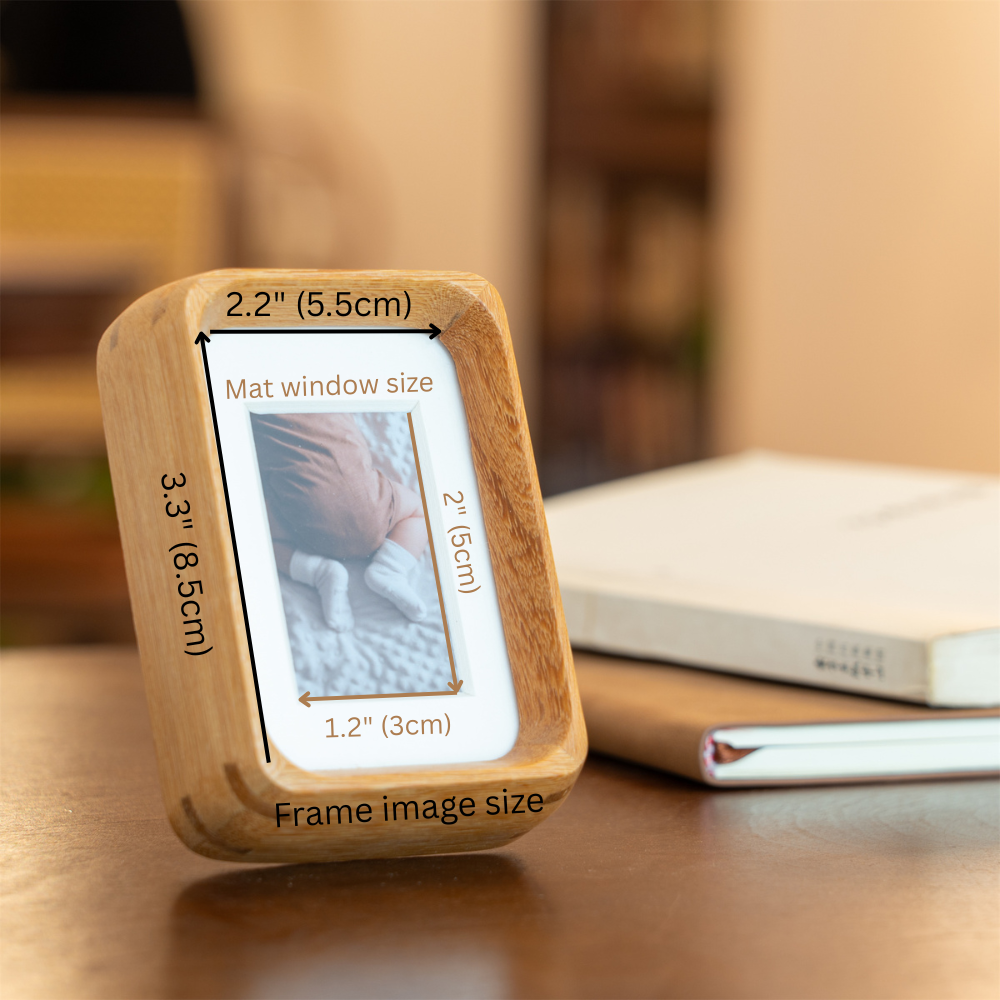 mini photo frame - teak
