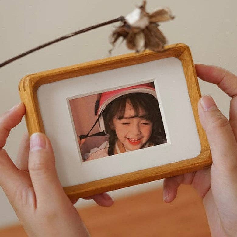 mini photo frame - teak