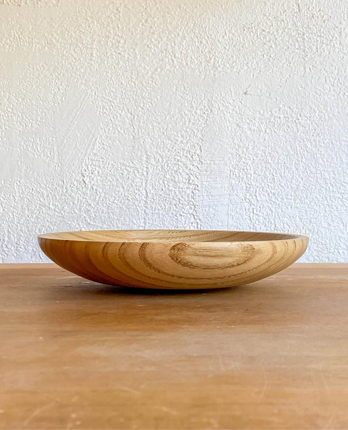 small low chestnut wood bowl