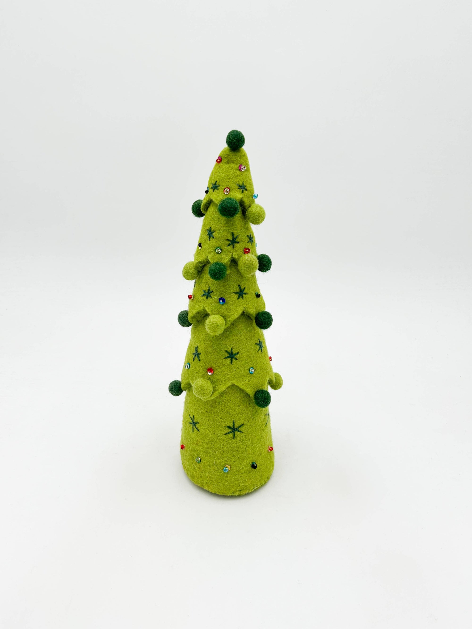 standing felt christmas tree large