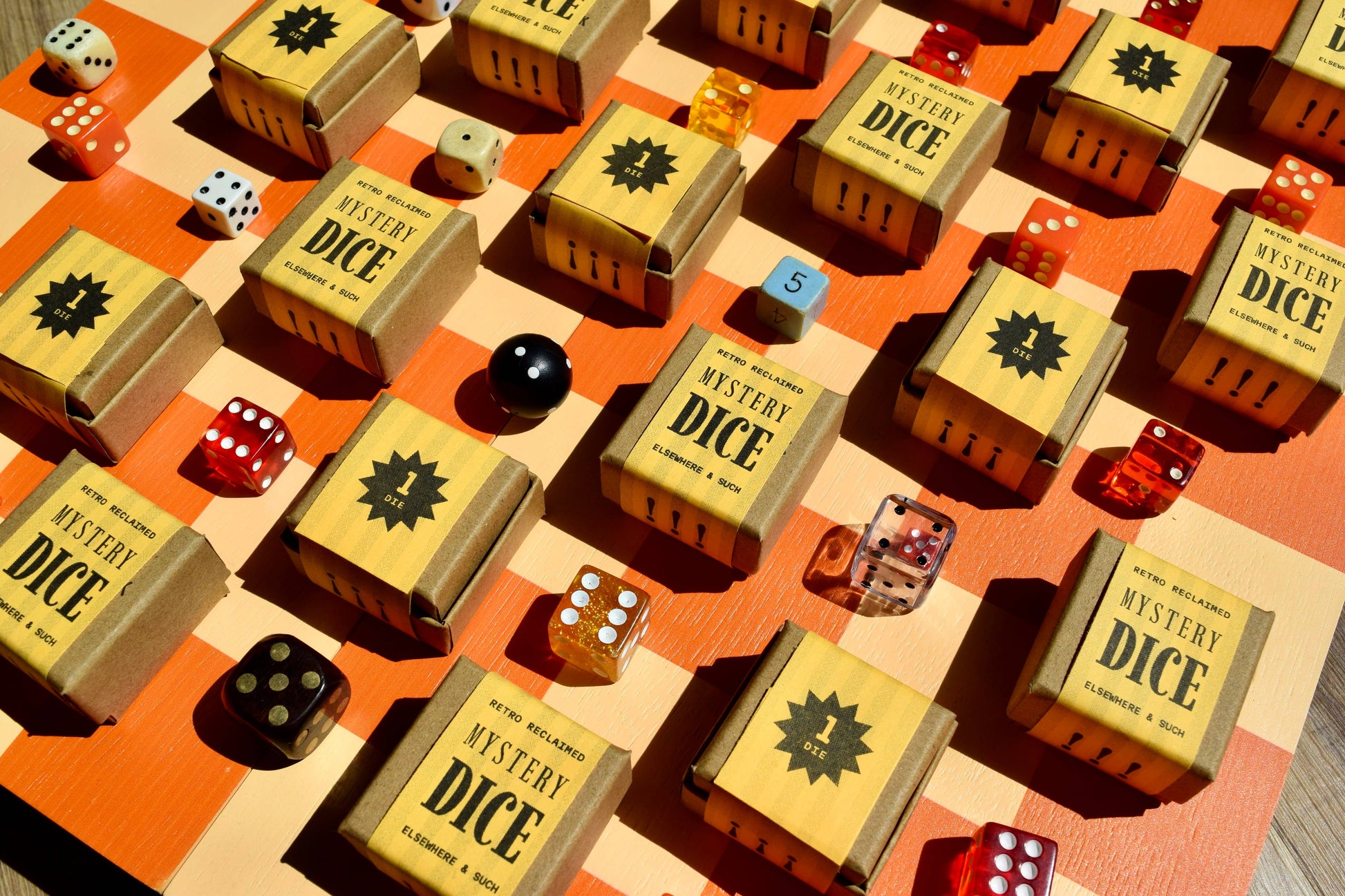 retro mystery dice