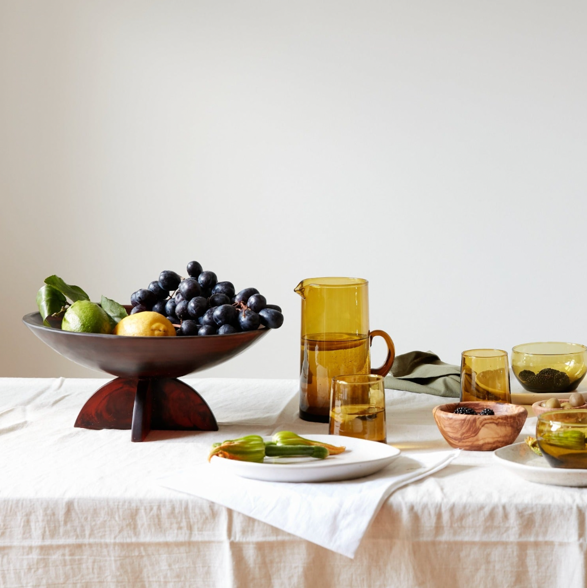 flow resin fruit bowl | earth