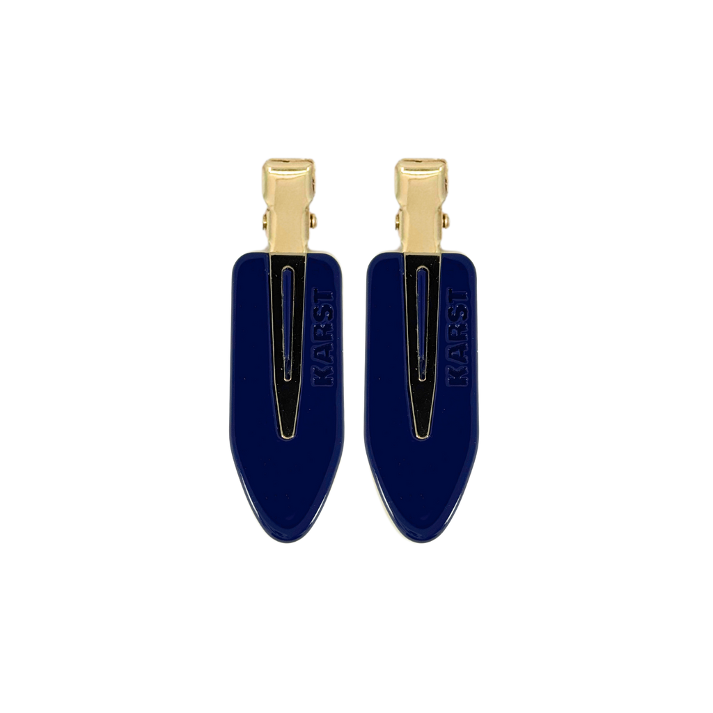 creaseless clips (set of 2) — midnight