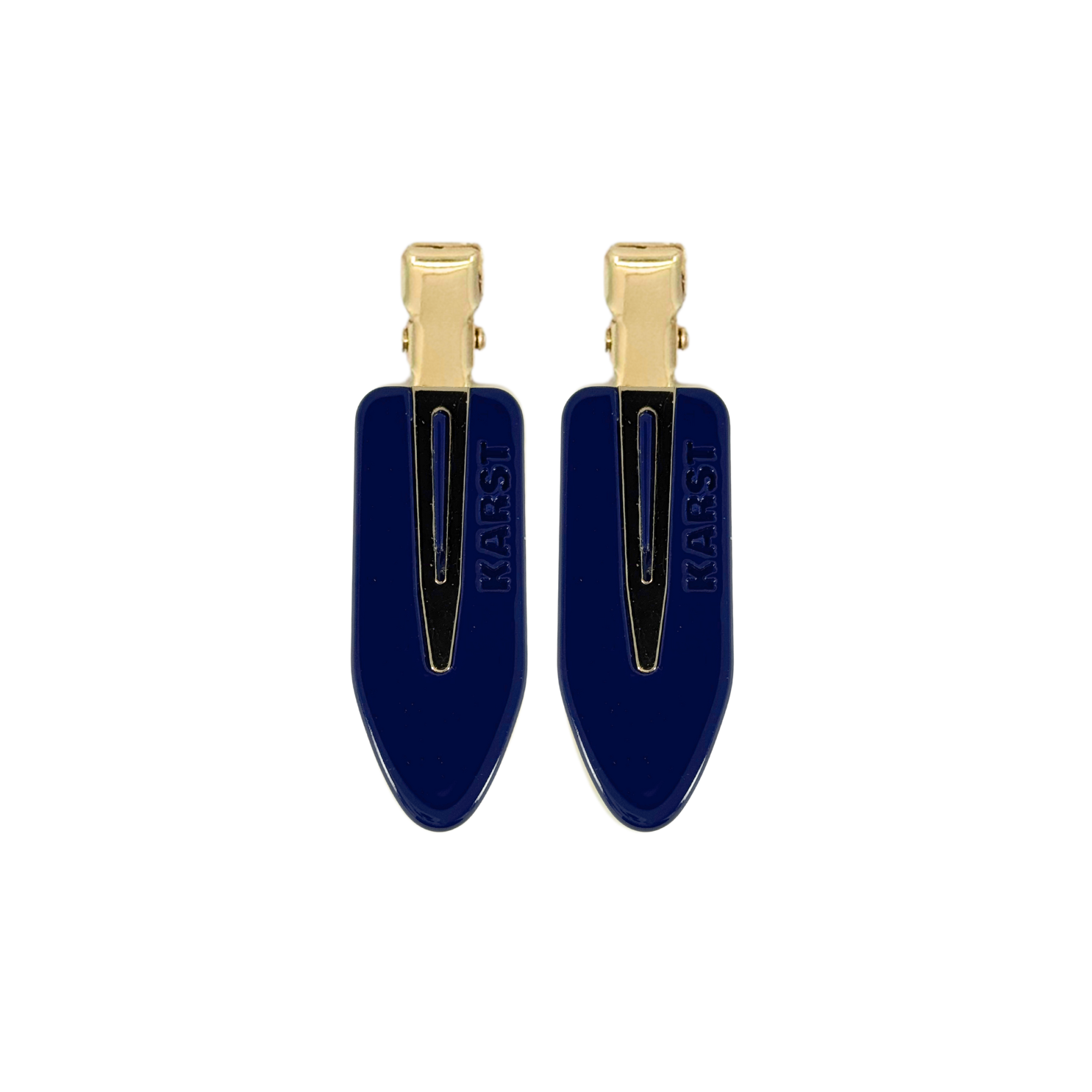 creaseless clips (set of 2) — midnight