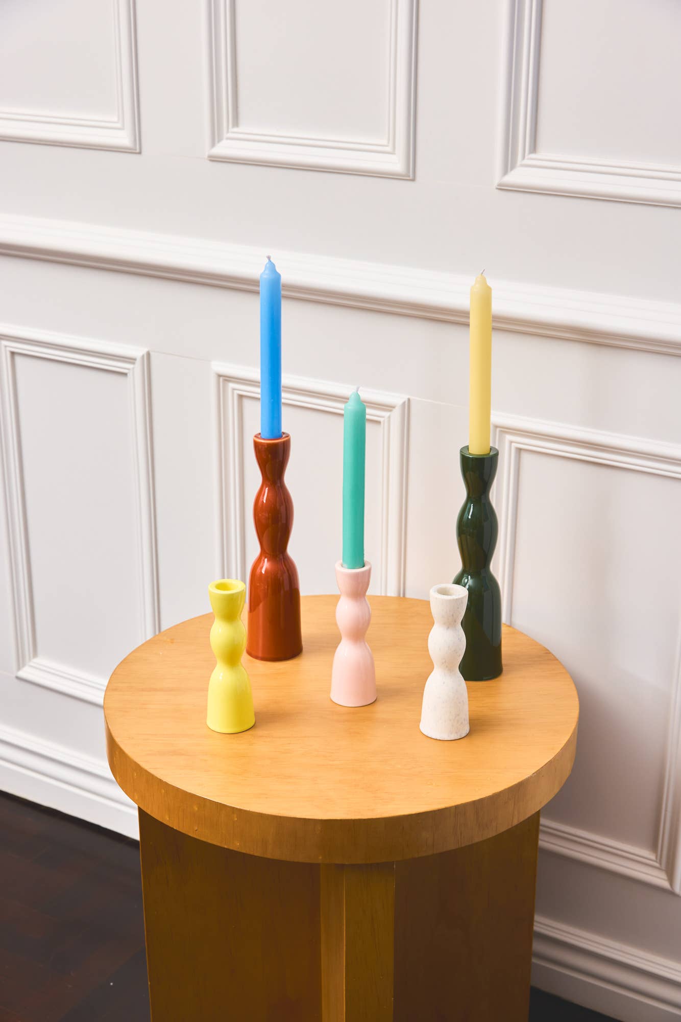 wave candleholder - tall