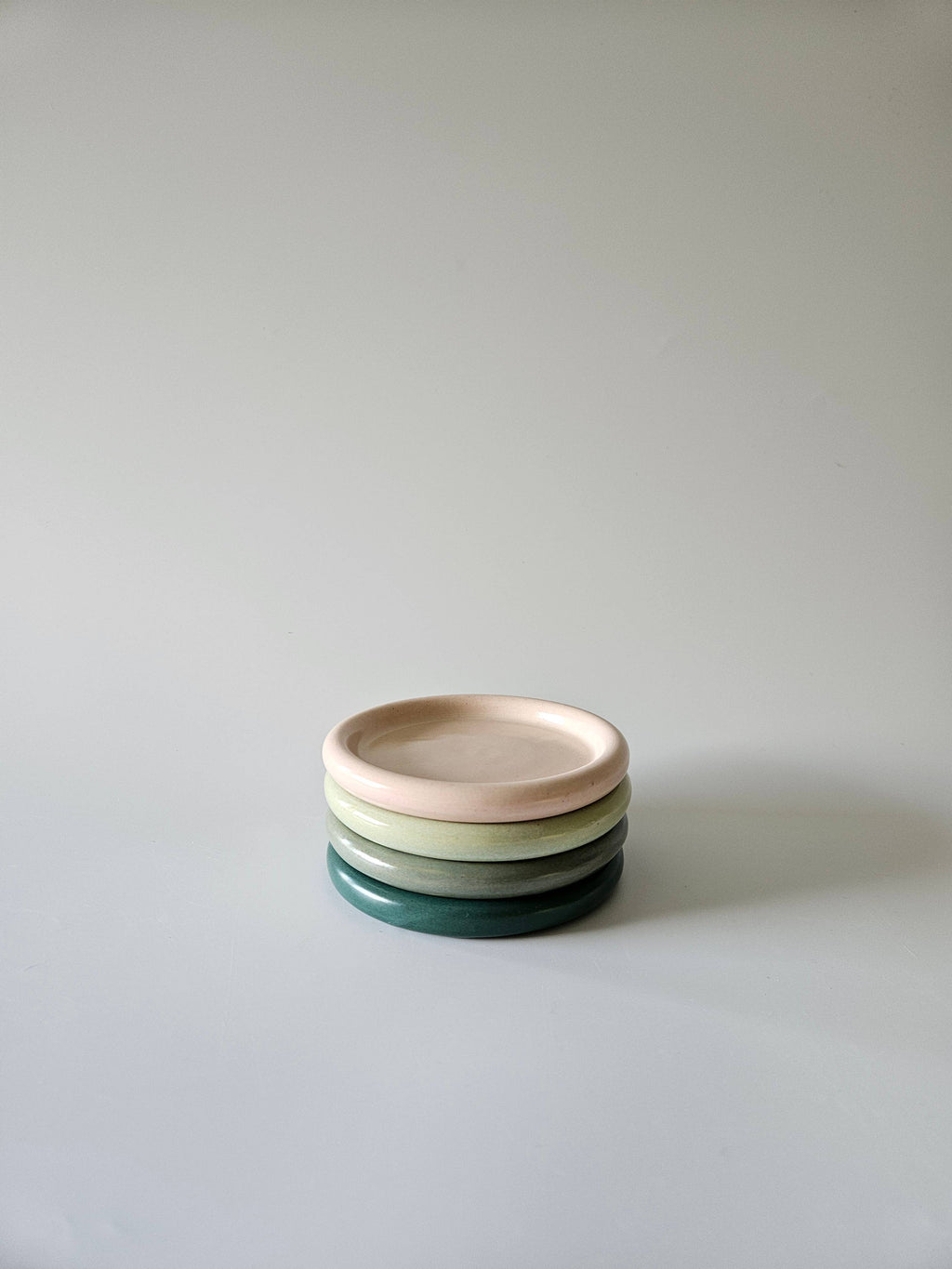 handmade ceramic classic bubble edge coaster