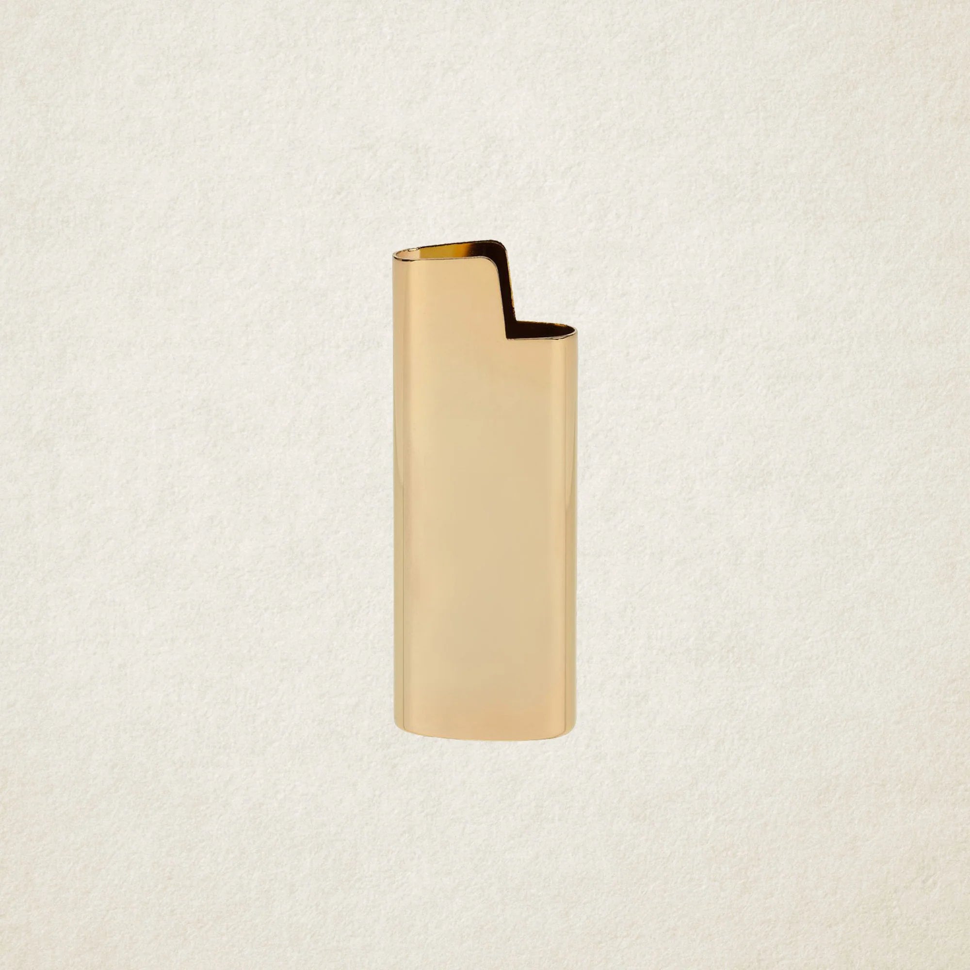 gold brass lighter holder