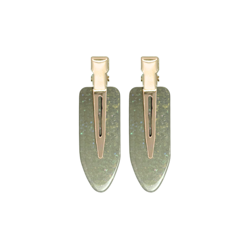 creaseless clips (set of 2) —kiwi fizz