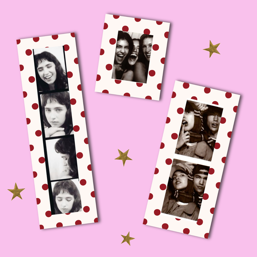 magnetic photo strip frame - simply doted