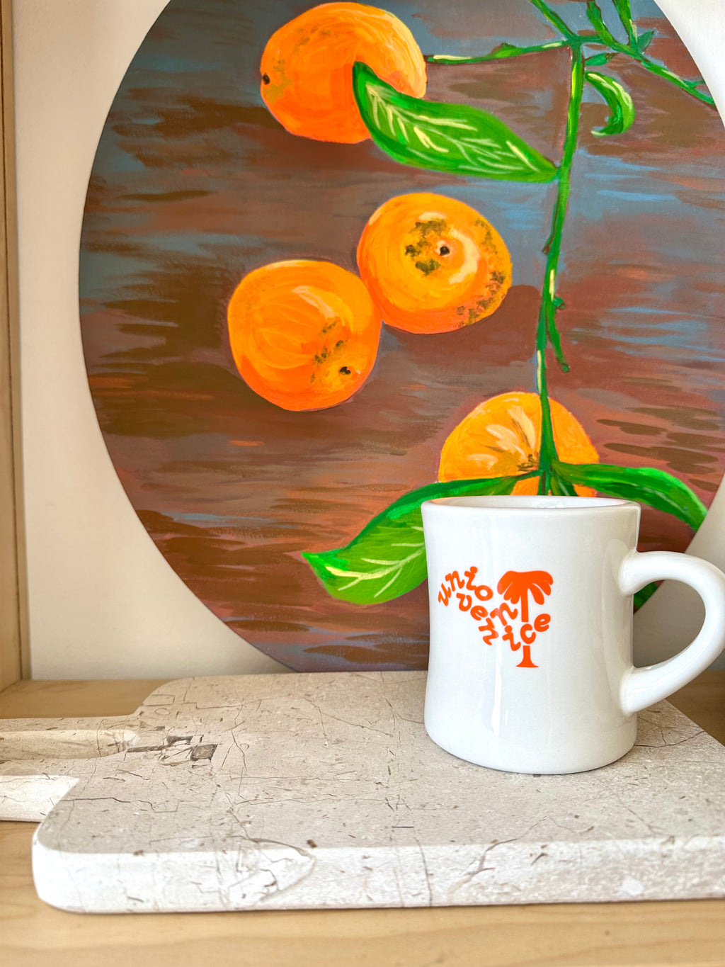 union venice palm tree mug
