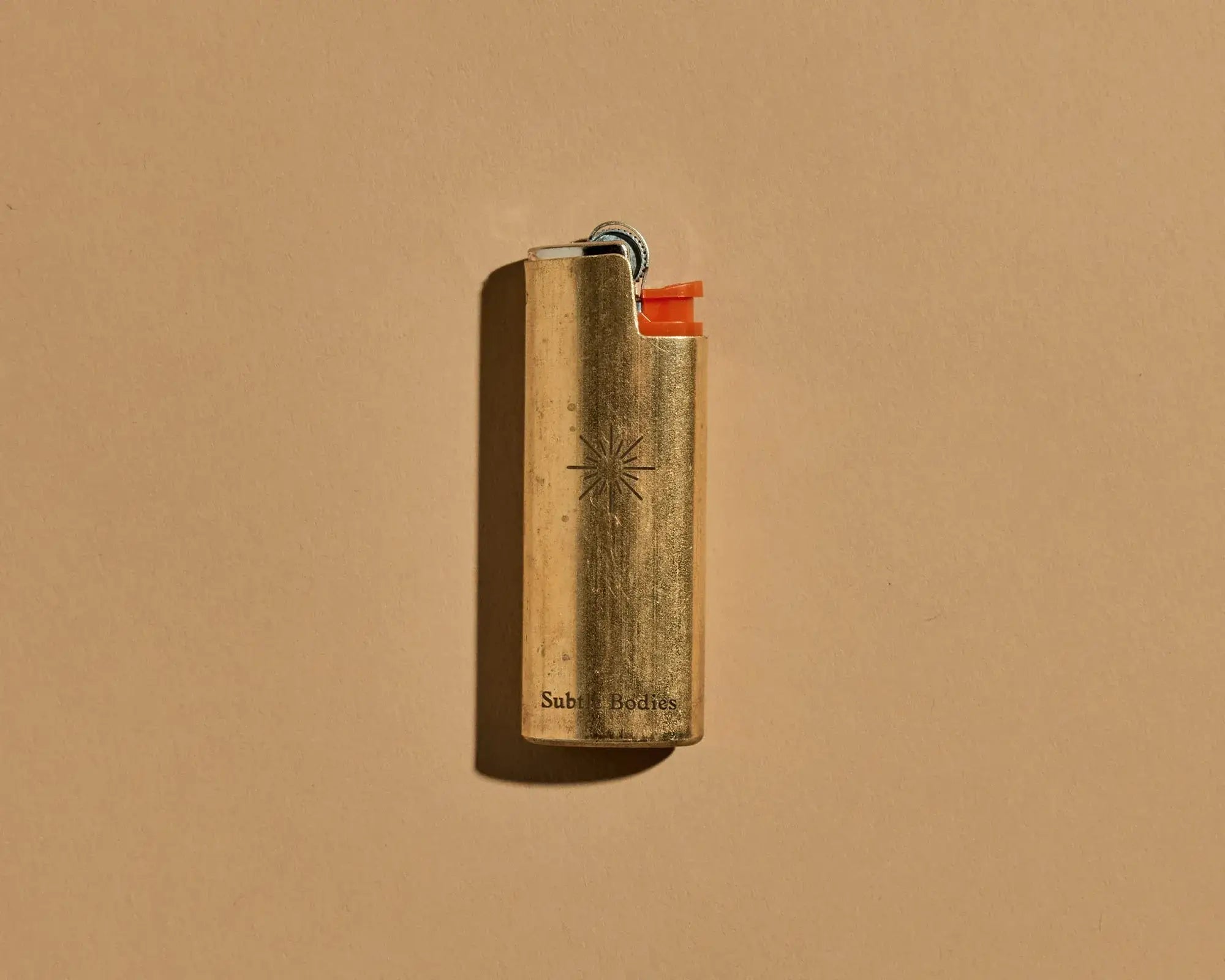 brass lighter case unpolished