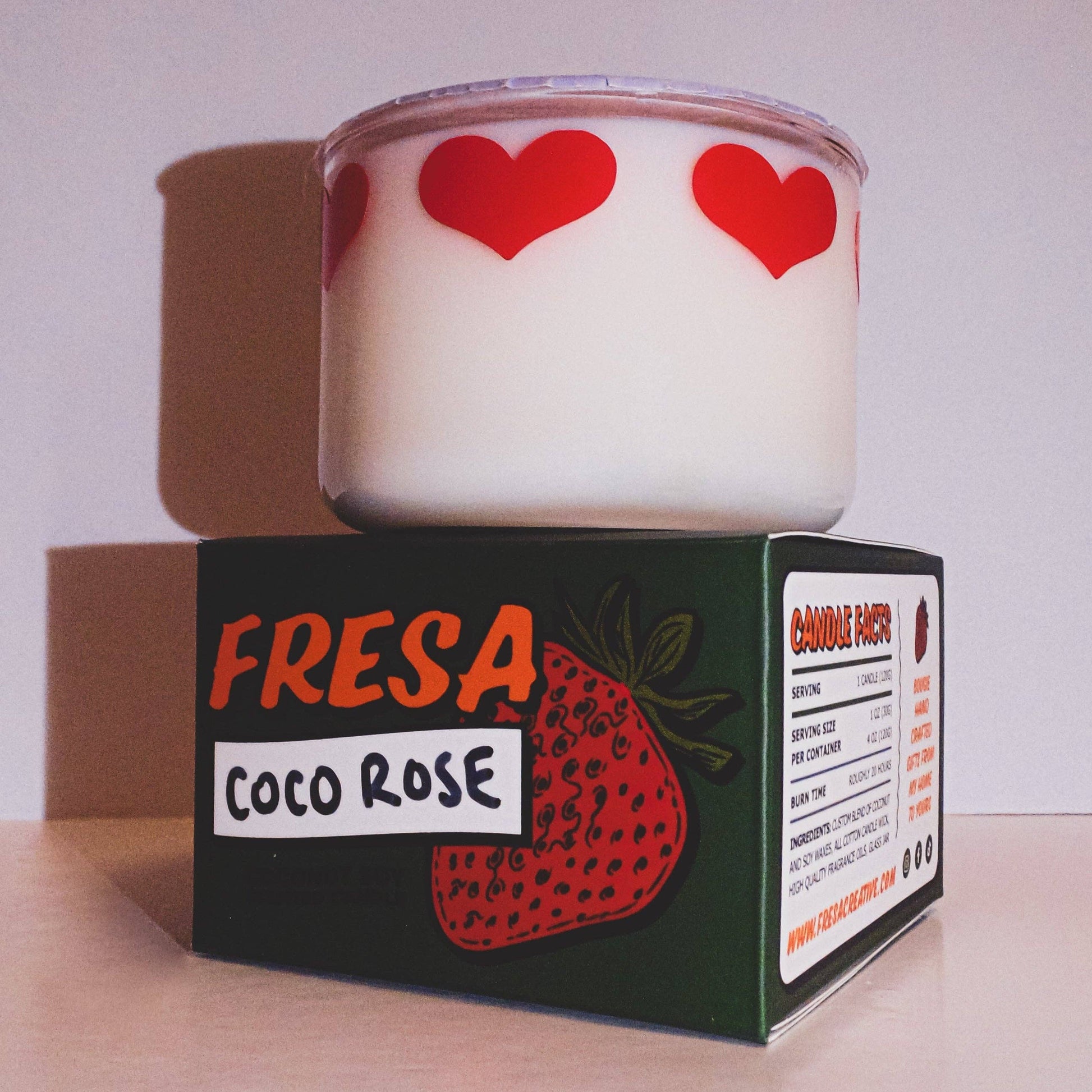coco rose / tropical mini candle / latina + midwest inspired
