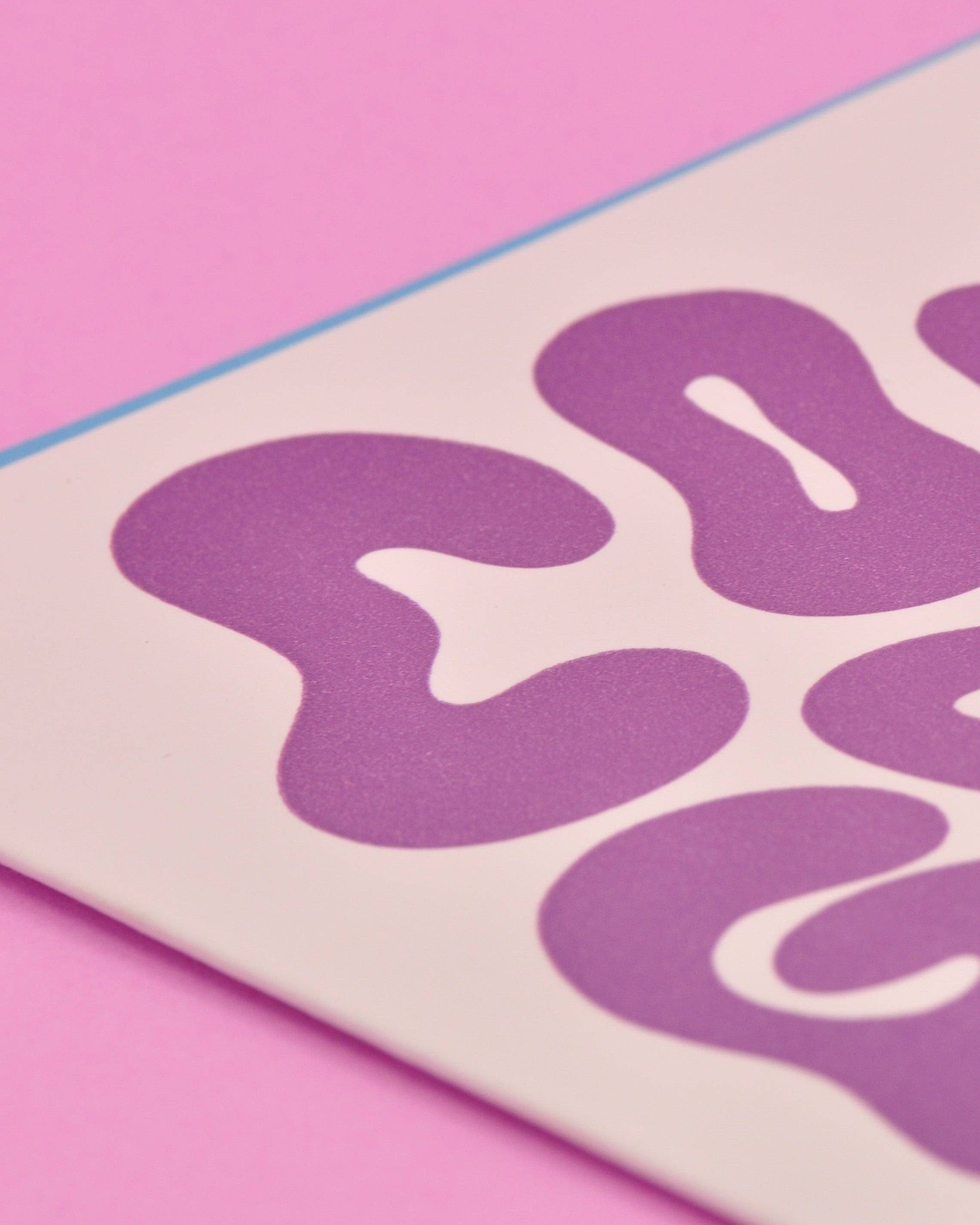 bubble congrats letterpress greeting card