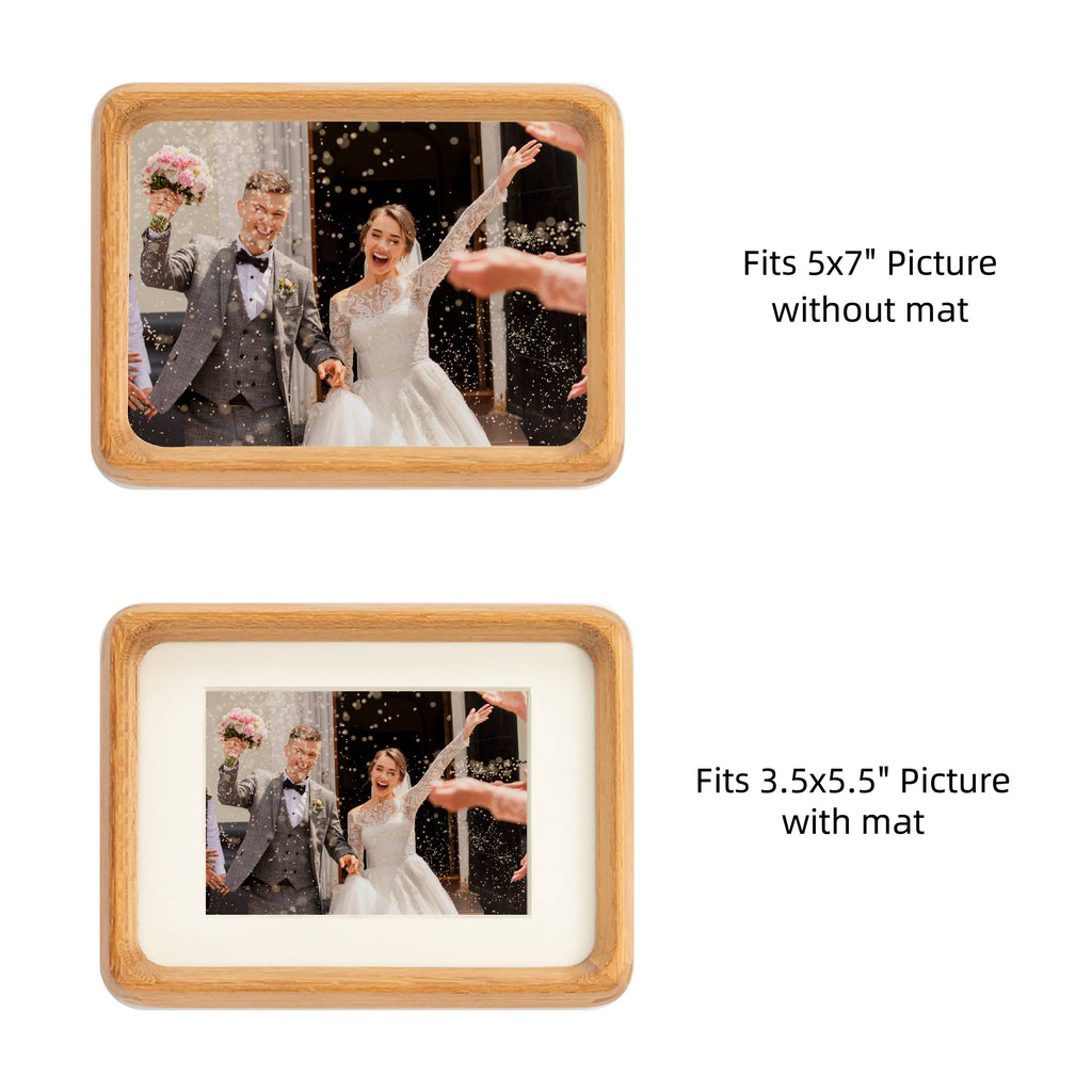 5x7" solid wood picture frame