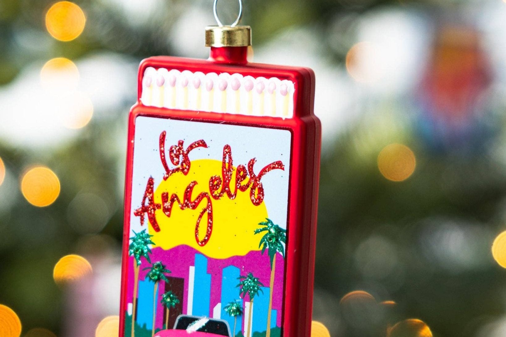 matchbook ornament - los angeles