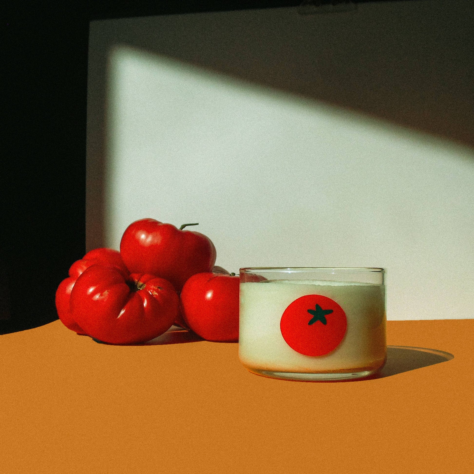 tomato mini candle / latina + midwest garden inspired