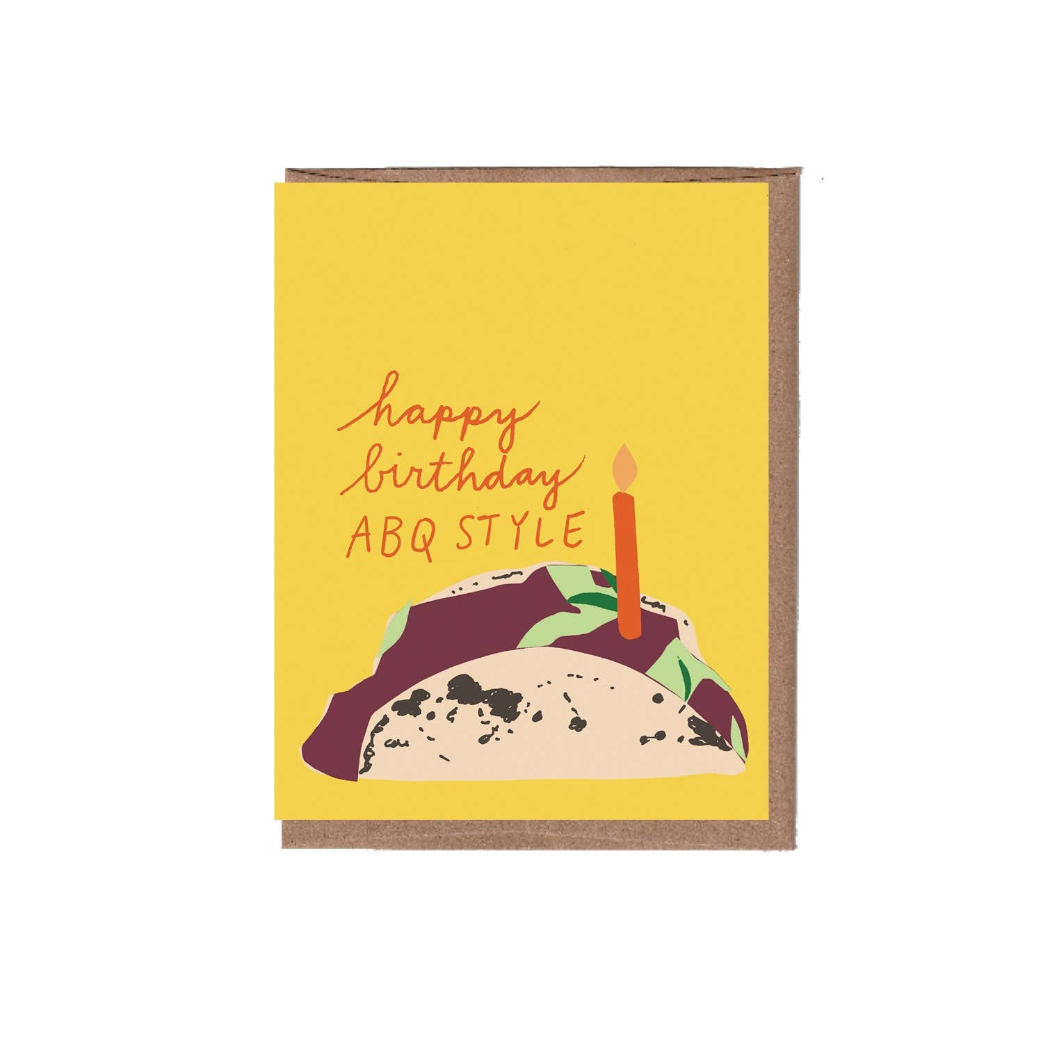 city taco birthday greeting card