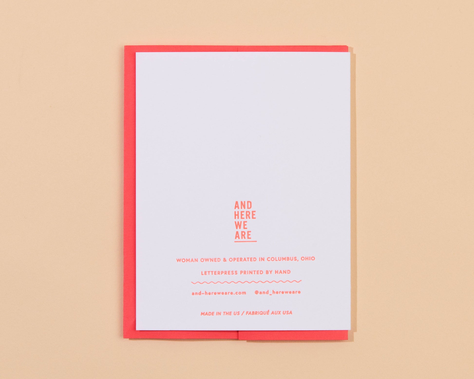 so glad you're gay LGBTQ letterpress greeting card