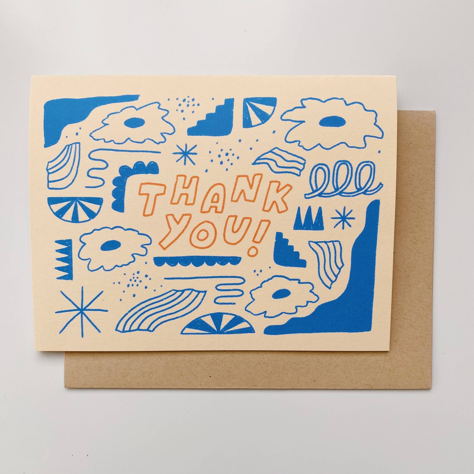 thank you card -scribbles