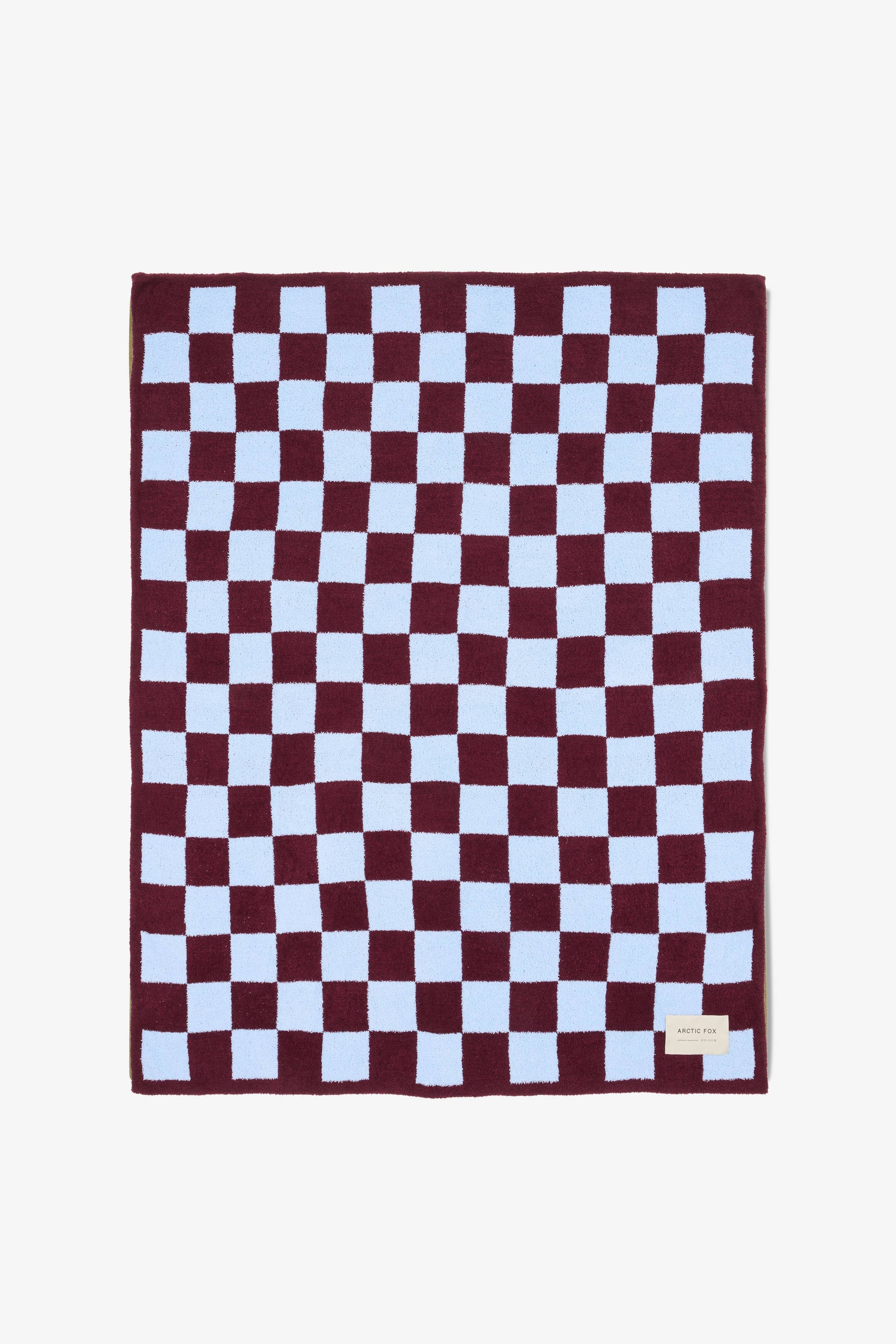 the teddy throw - 100% recycled - checkered
