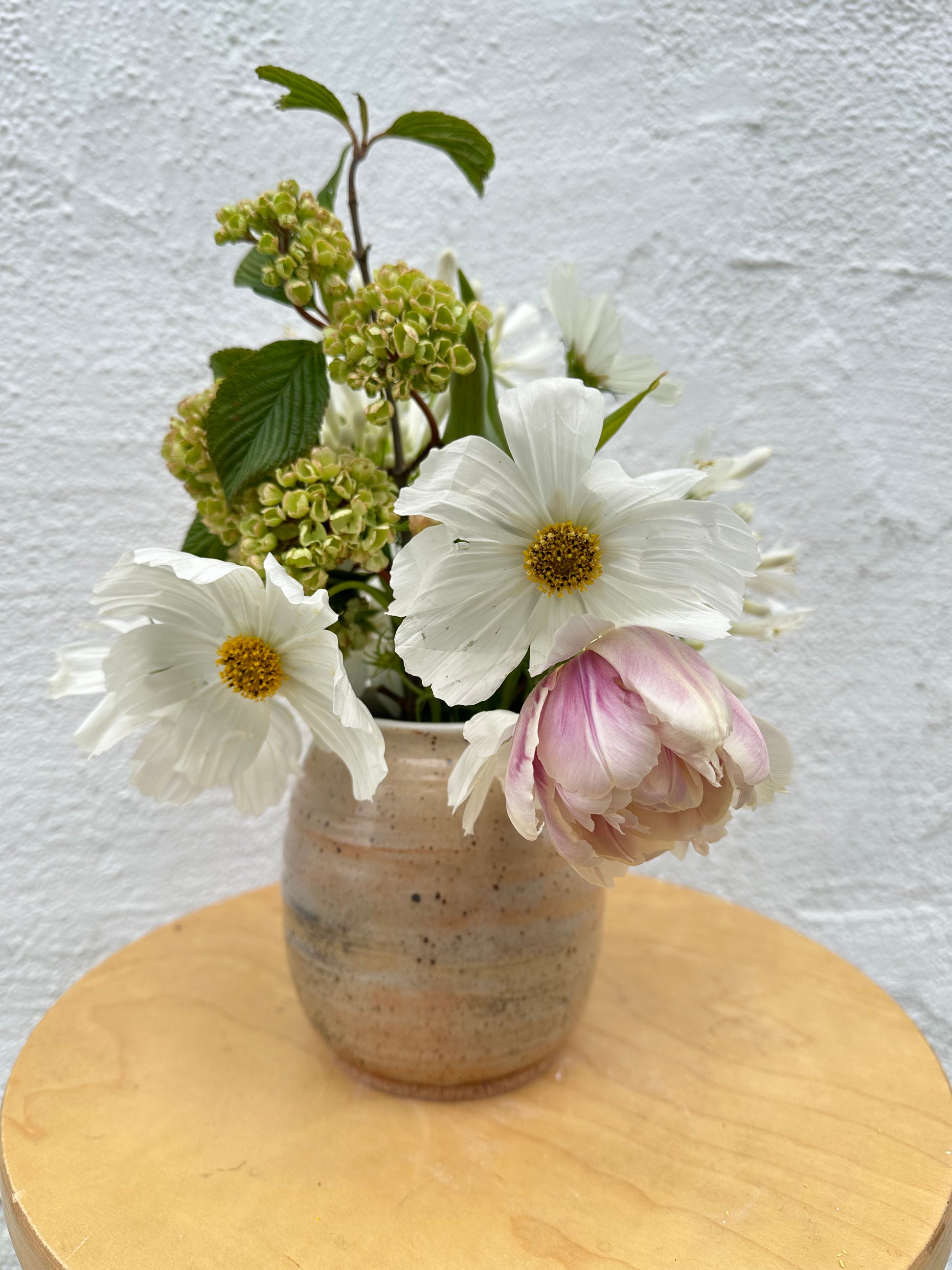 wild roots goldie speckled medium vase with carbon trapping