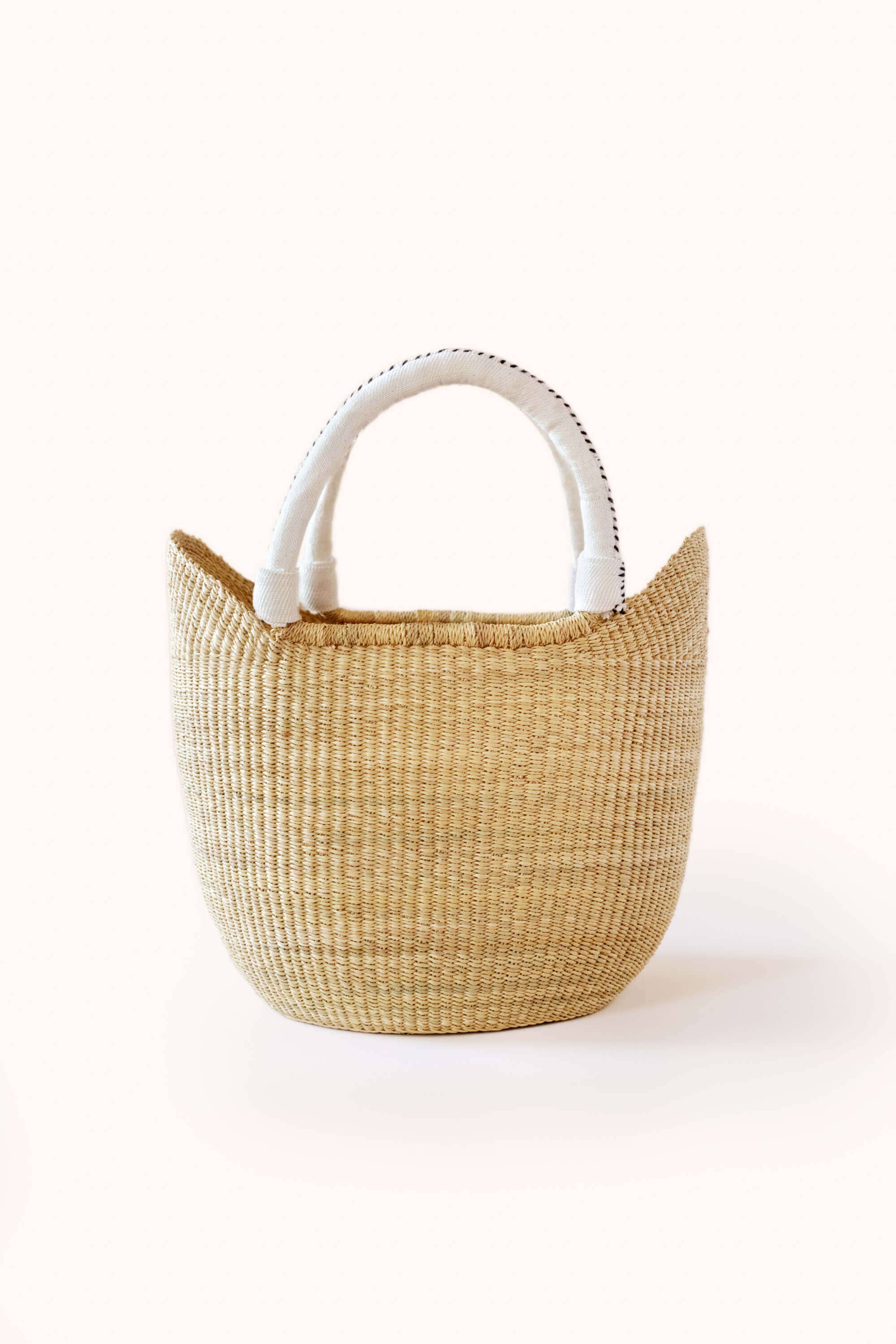 natural bolga tote cream