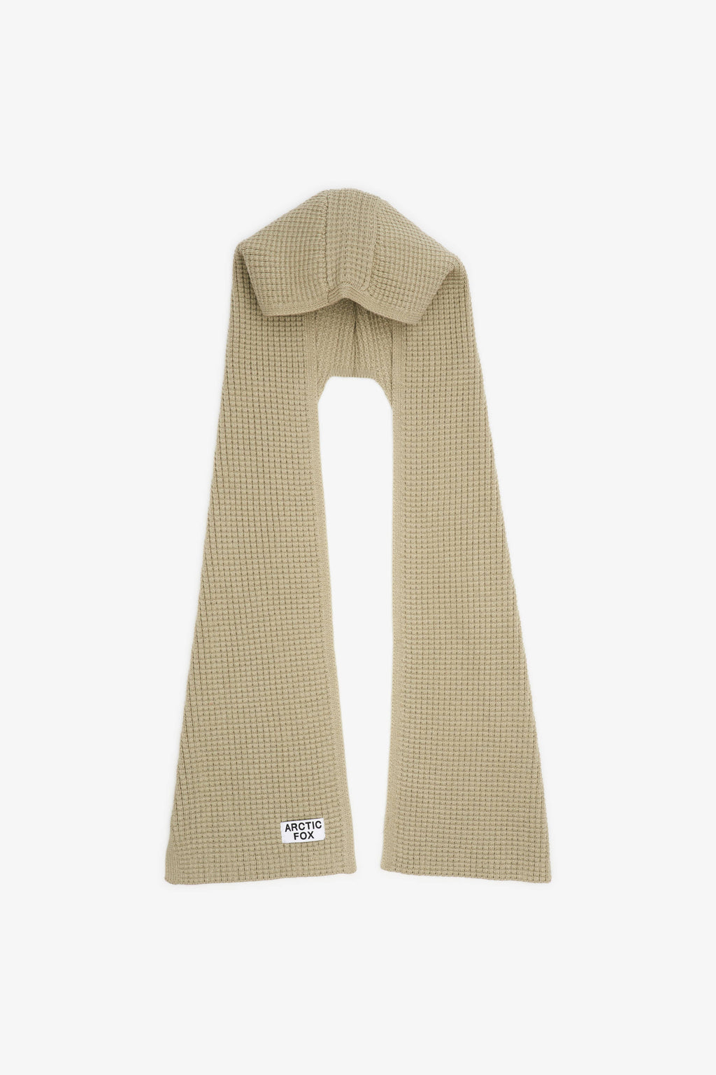 the recycled bottle hooded scarf