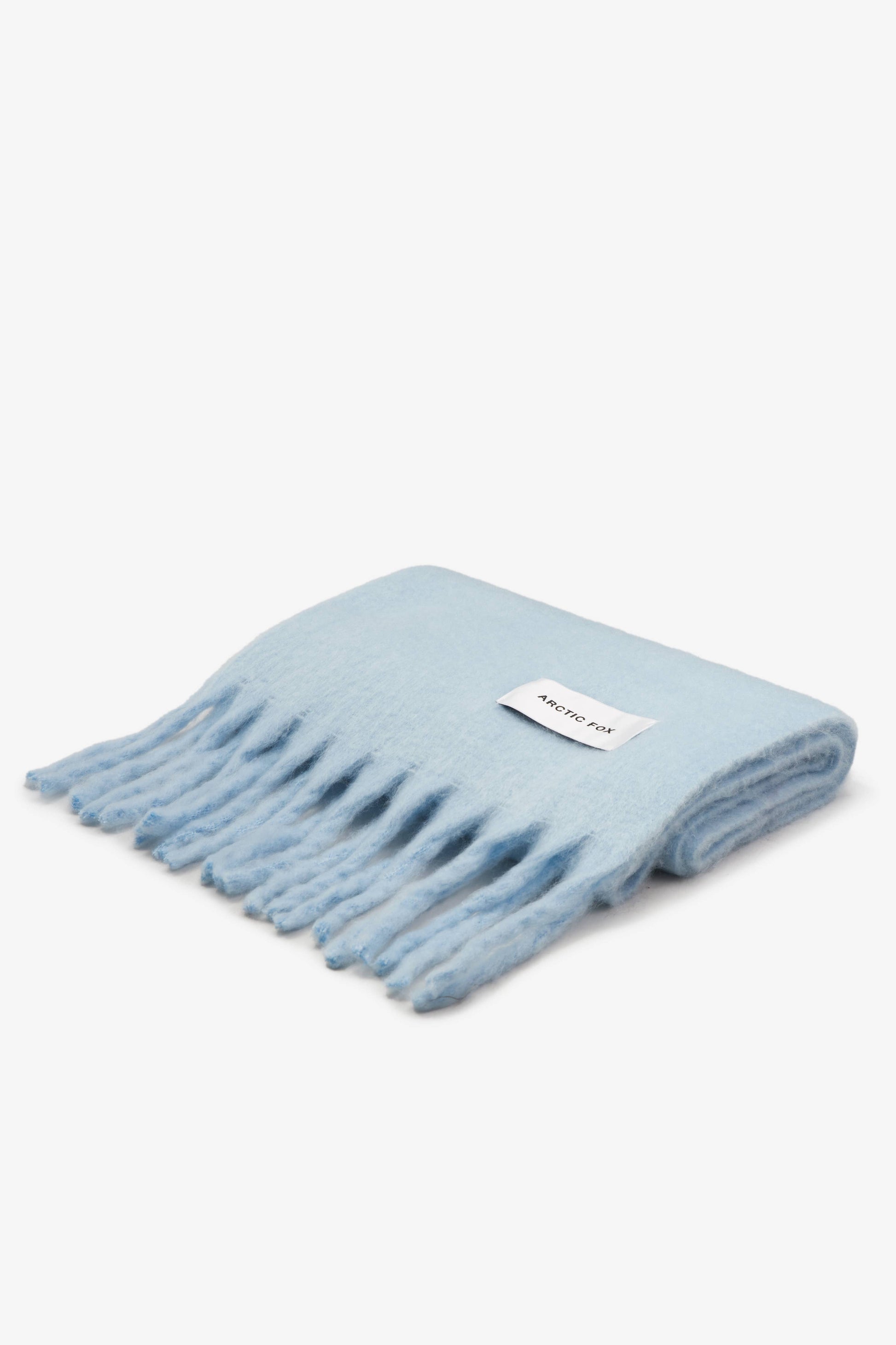 the stockholm scarf - 100% recycled - glacier blue