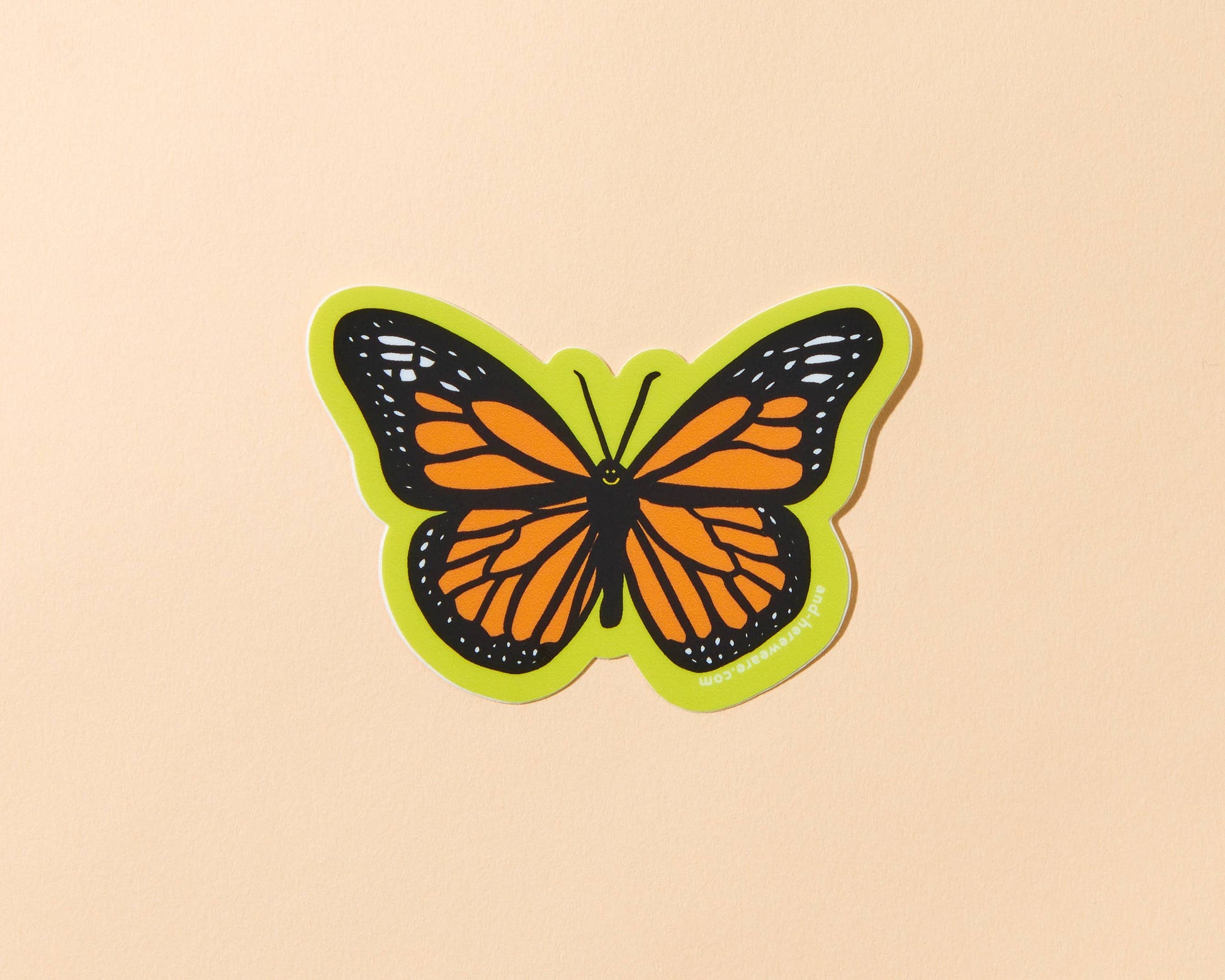 monarch butterfly vinyl sticker