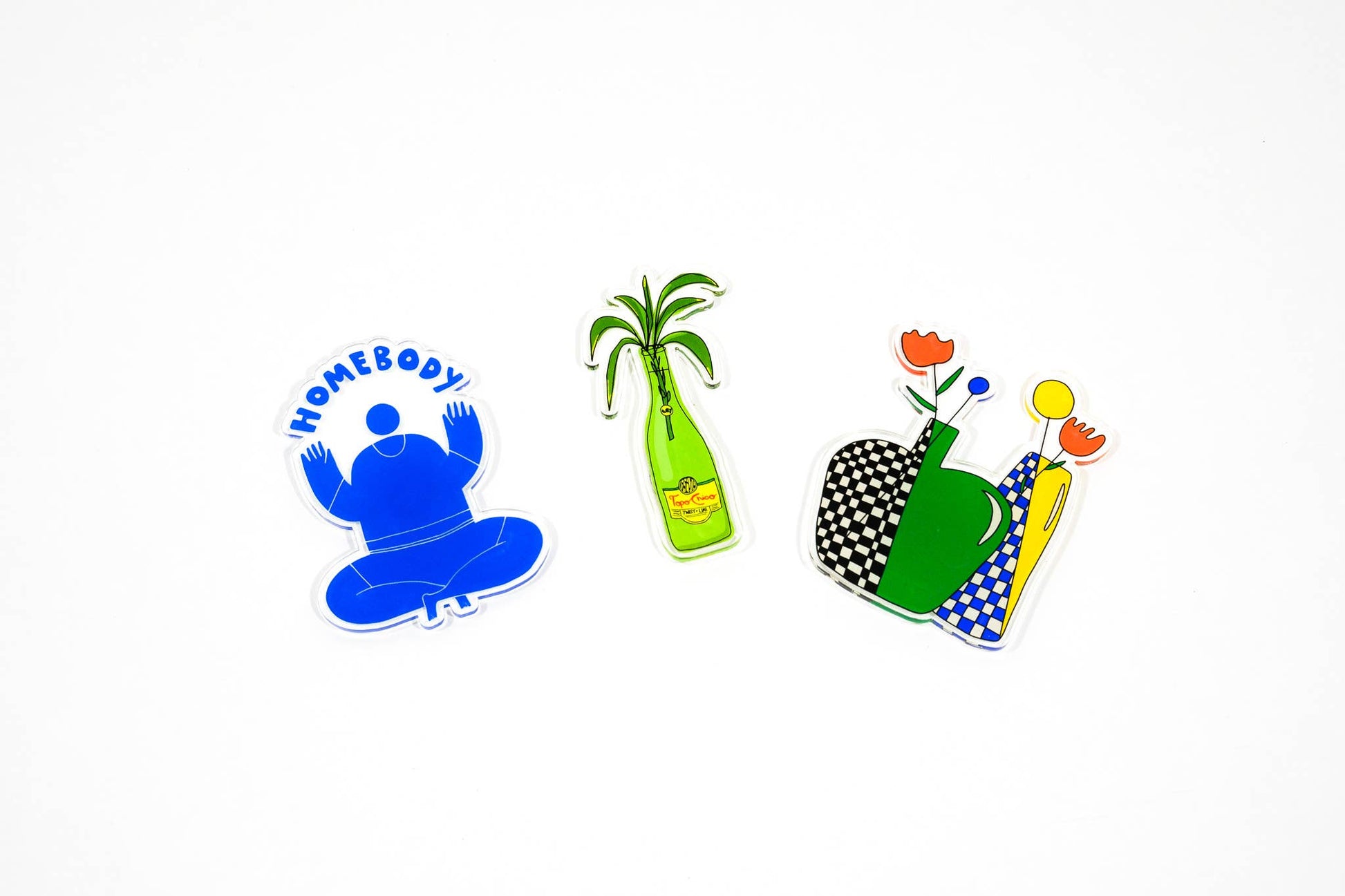 Topo chico recycled acrylic fridge magnet