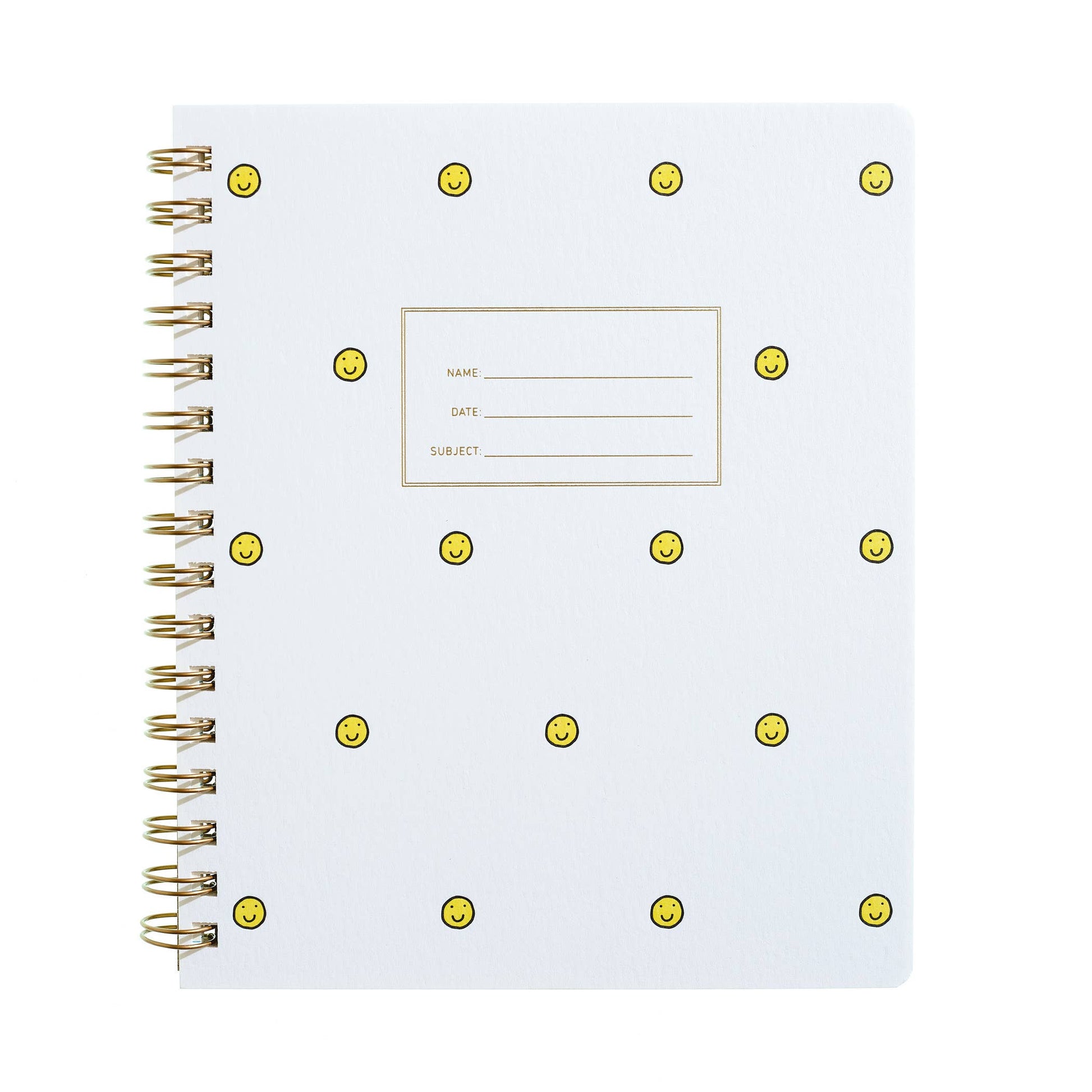 standard notebook - smiley face