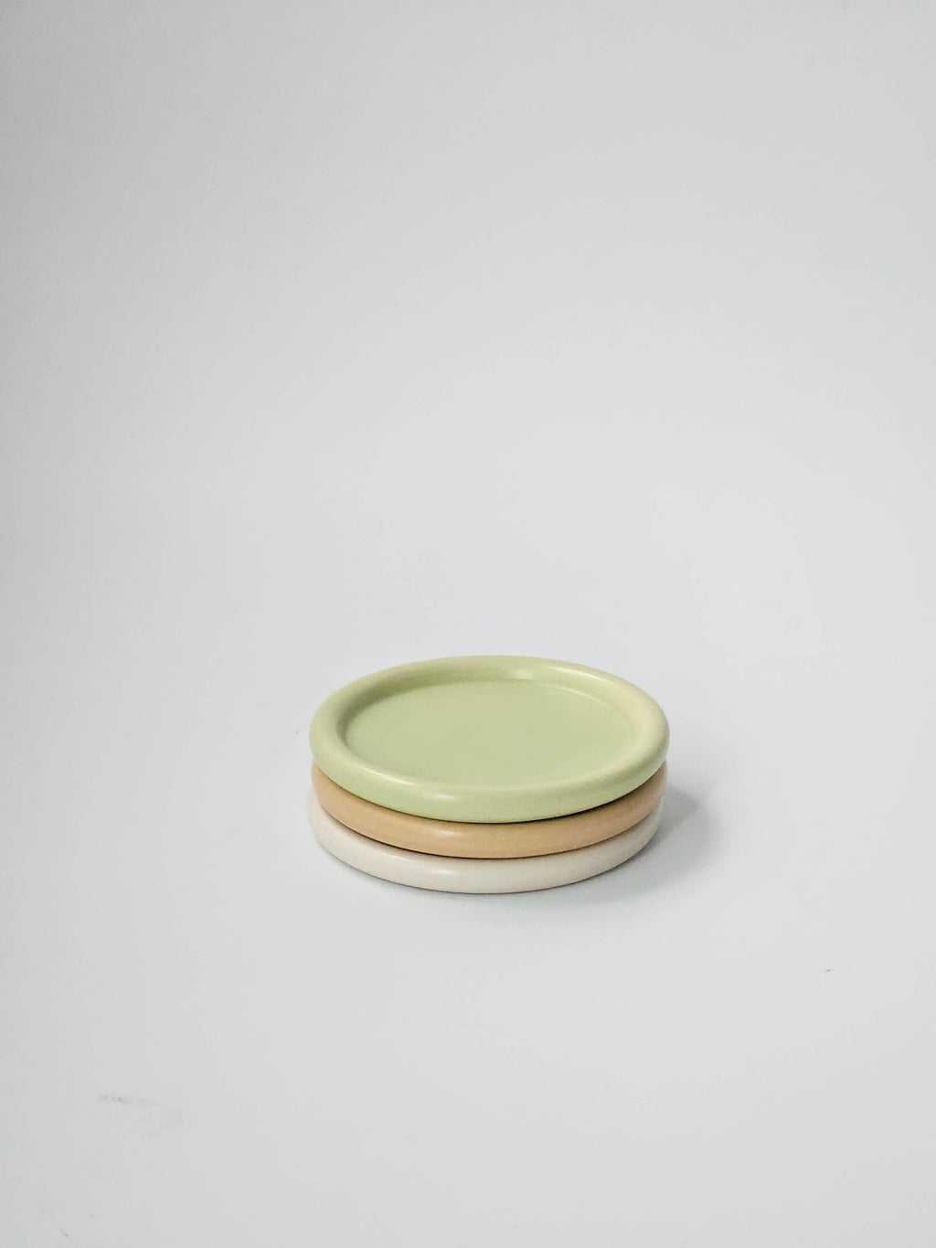 handmade ceramic classic bubble edge coaster