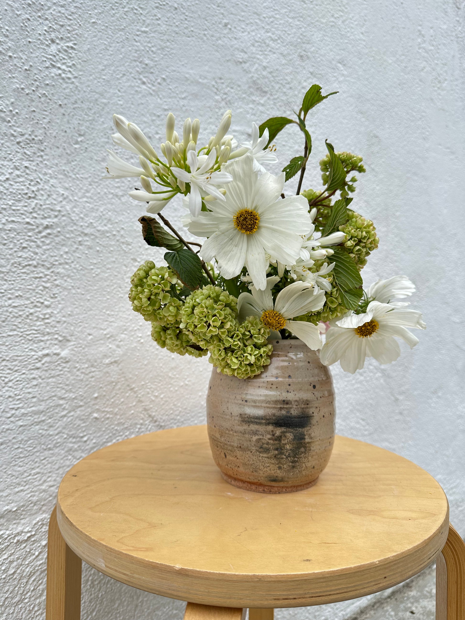 wild roots goldie speckled medium vase with carbon trapping