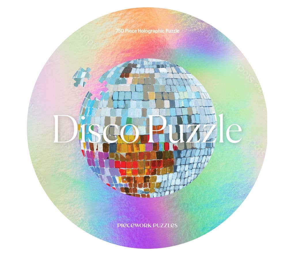 disco puzzle - 750 piece round puzzle