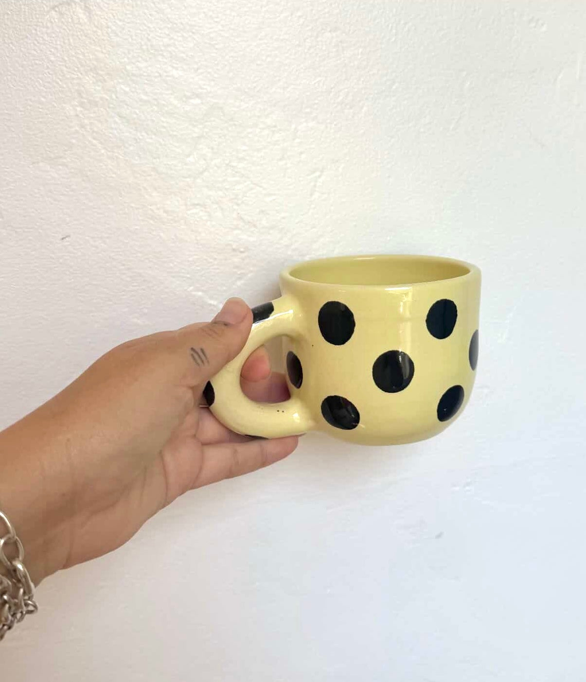 polka dot mugs