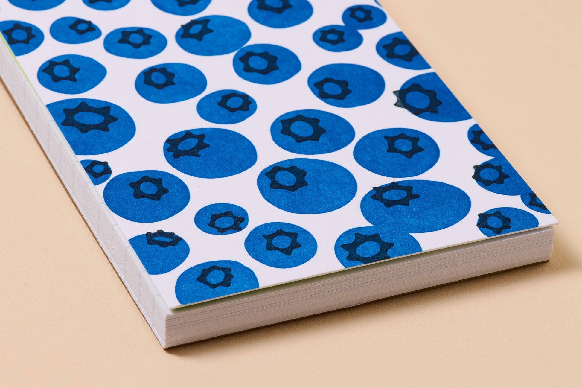 blueberry letterpress pocket-size spiral notebook