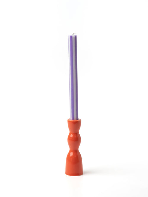 wave candleholder - low