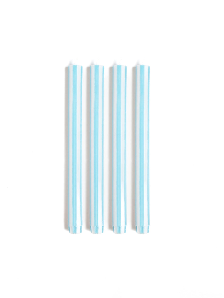stripe dinner candle - singles!