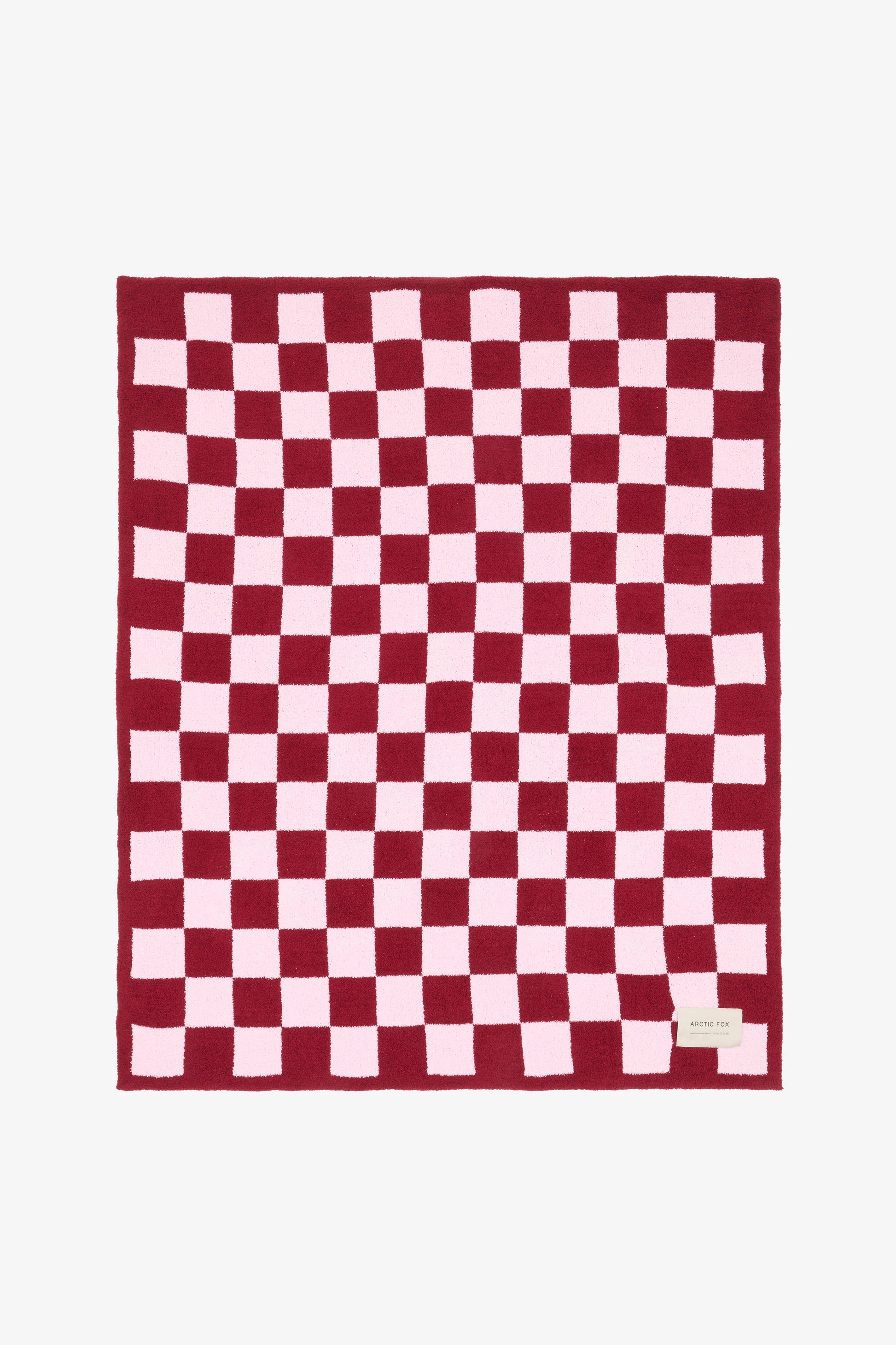 the teddy throw - 100% recycled - checkered