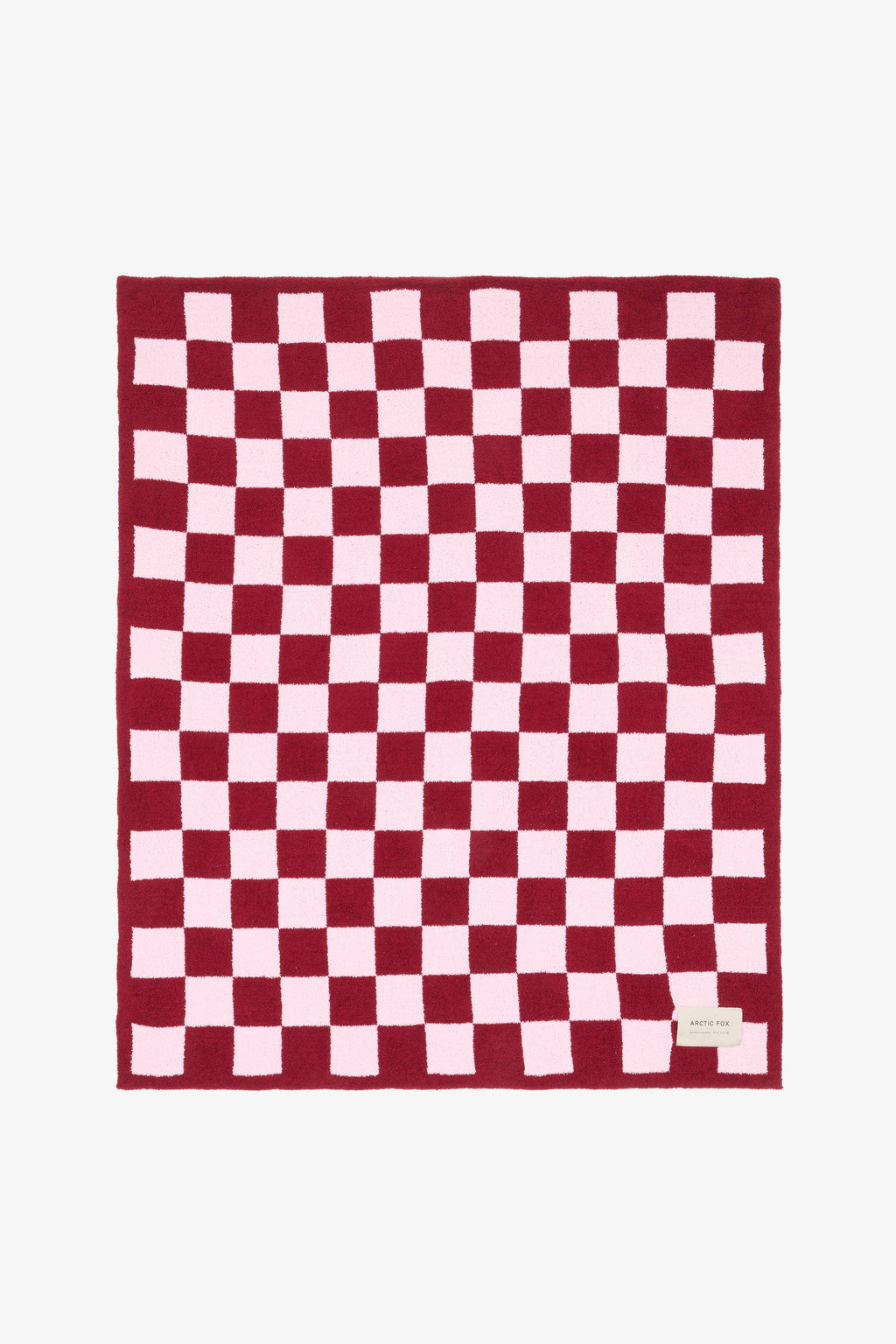 the teddy throw - 100% recycled - checkered