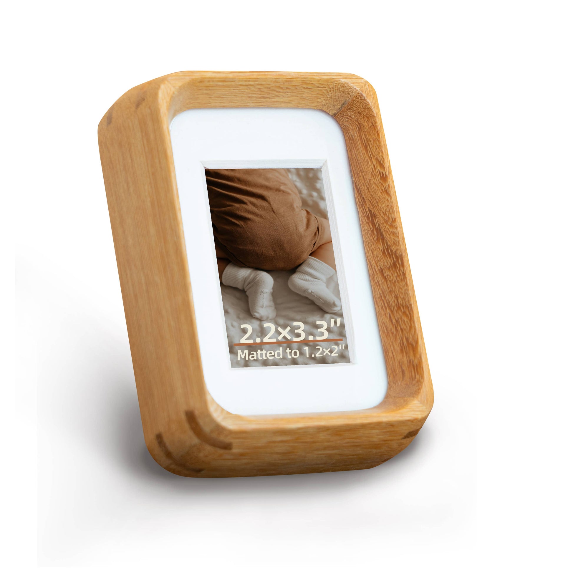 mini photo frame - teak